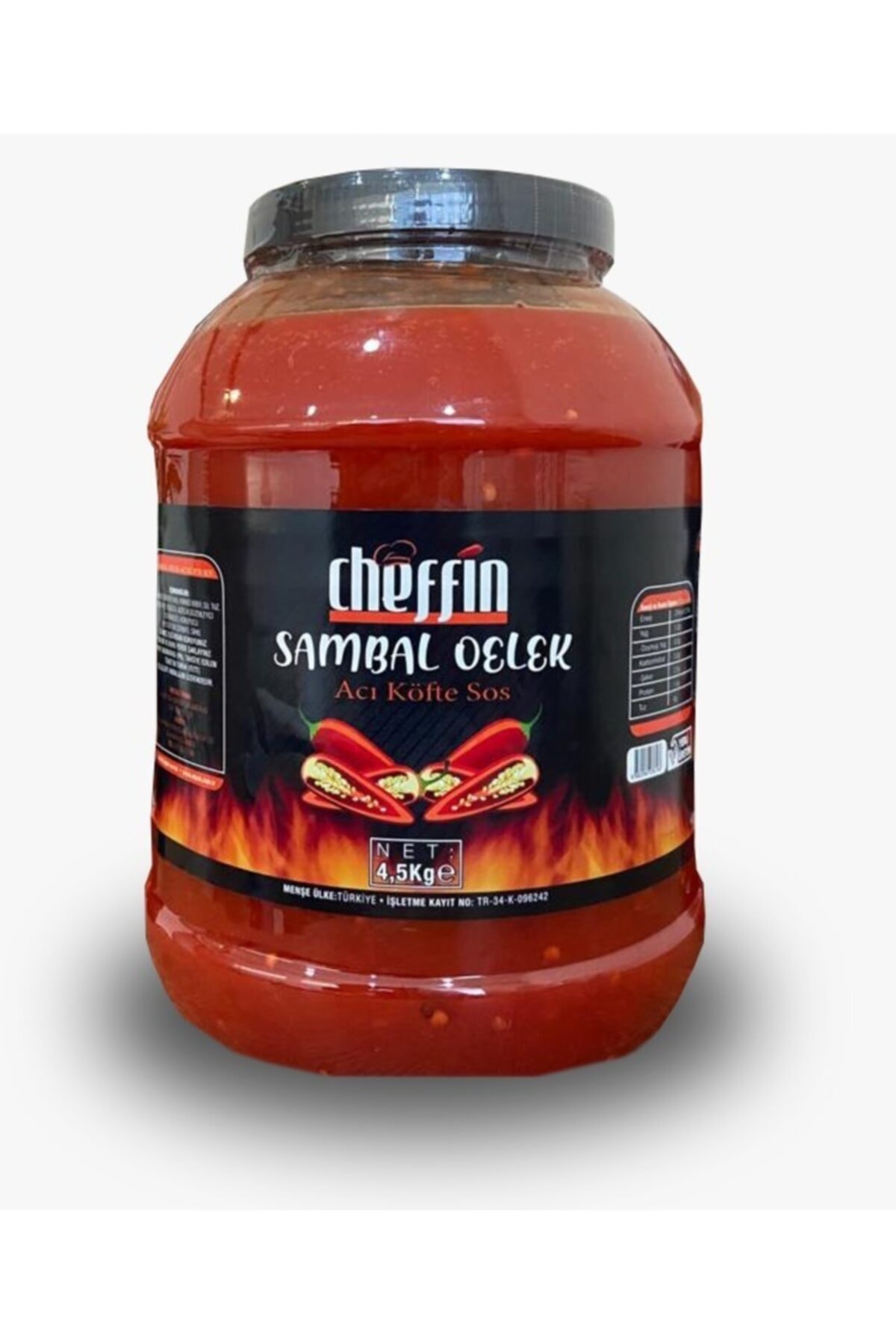 cheffin Sambal (ACI KÖFTE SOSU 4,5 KG)