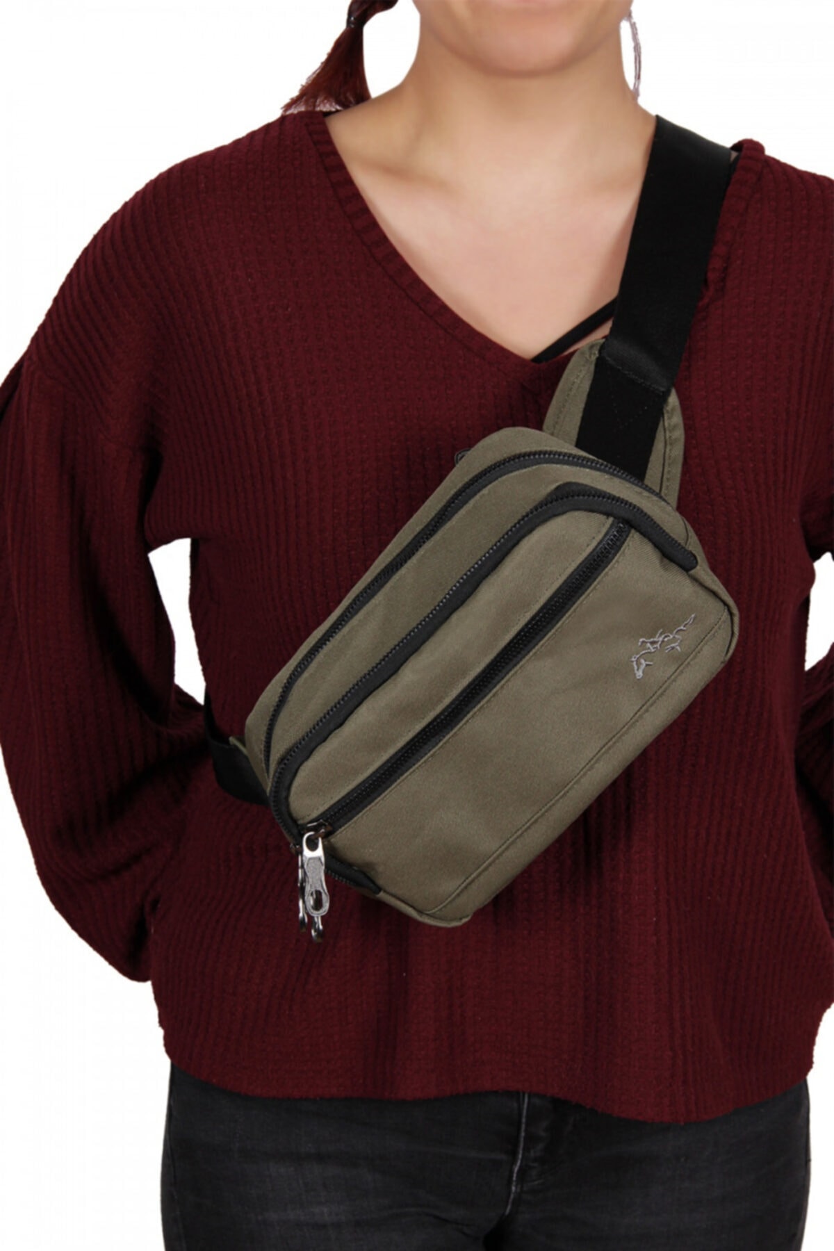 Cambridge Polo Club Kadın Haki Bel Çantası Plevr50079