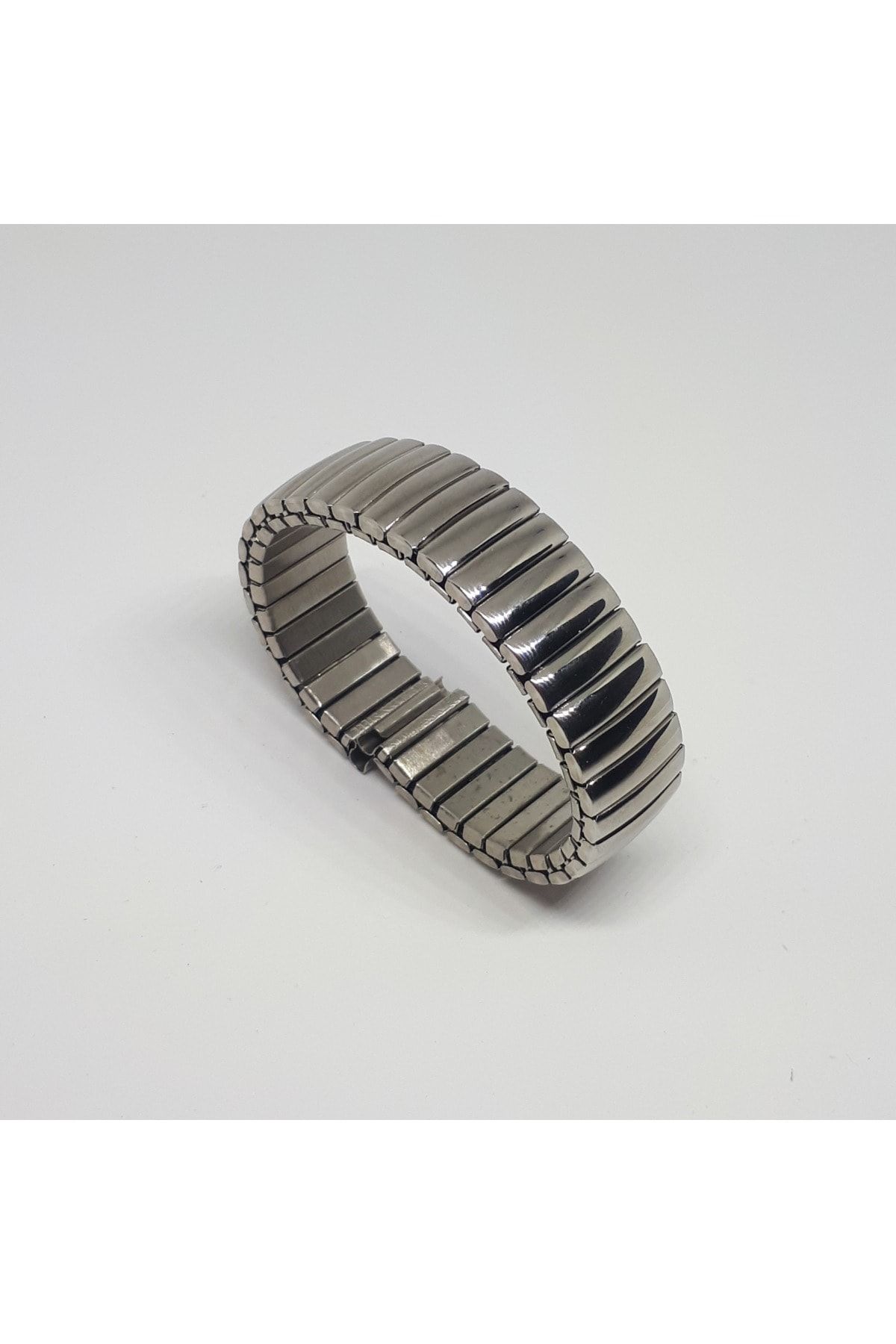 atasaat Beyaz Yaylı Metal Saat Kordonu 12 mm
