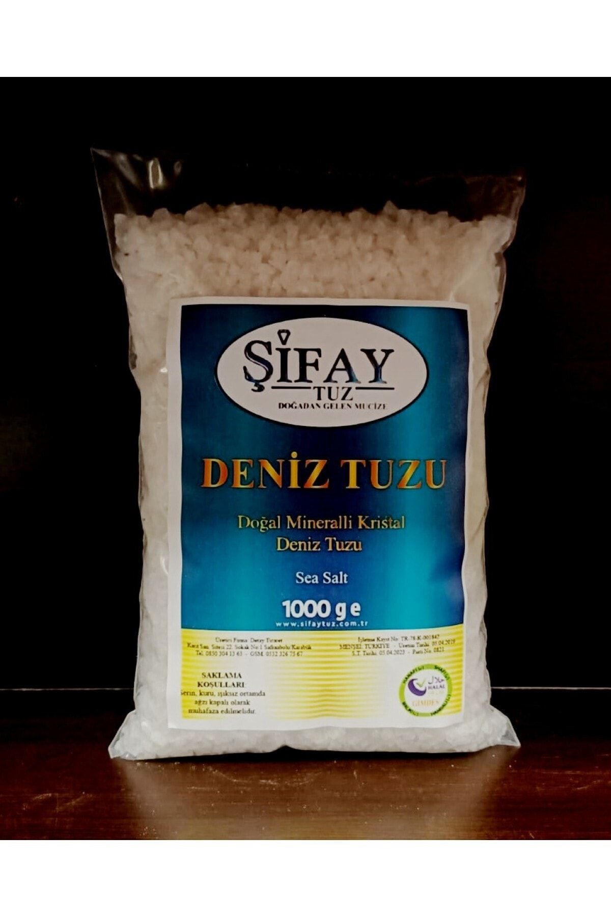 ALPİ TUZ EVİ Deniz Granül Tuz 1000 Gr