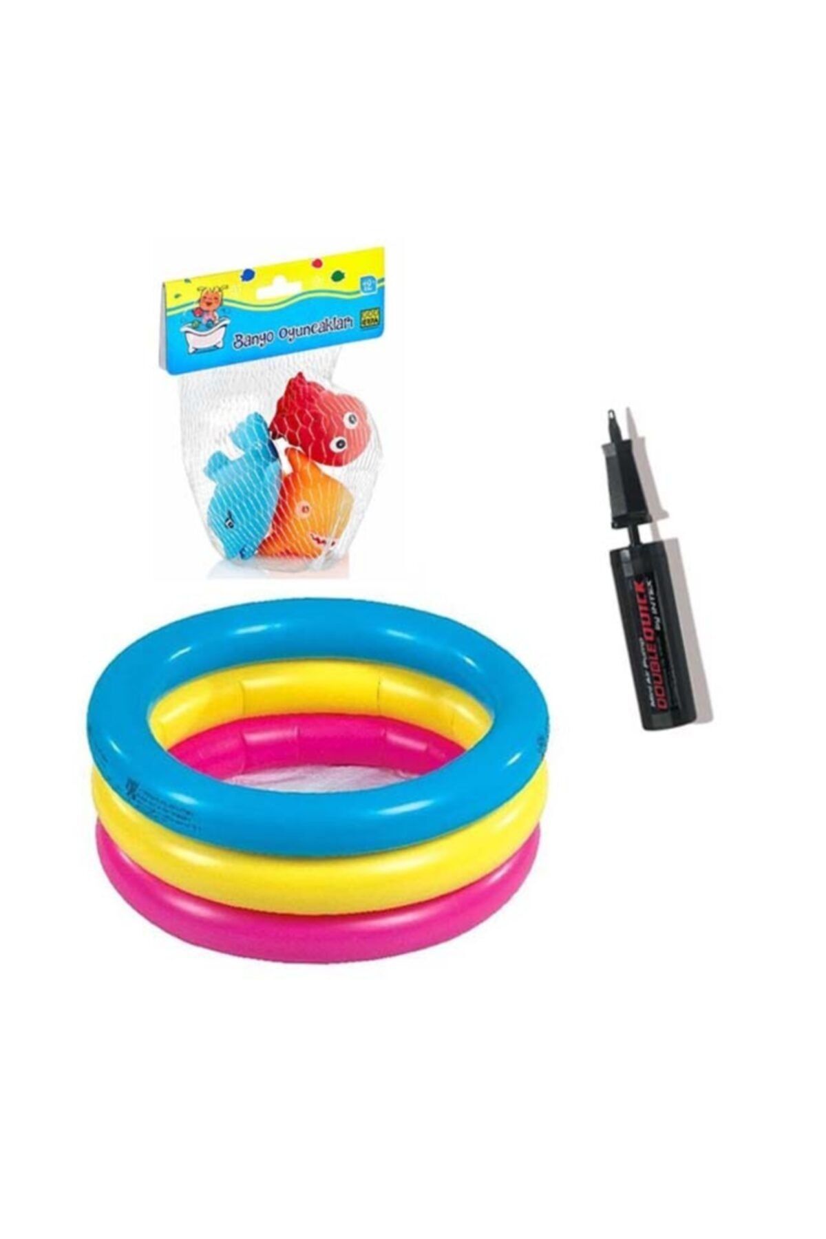 Active Altis Üç Halka Havuz  Pompa ve Banyo Oyuncak 76x25 cm