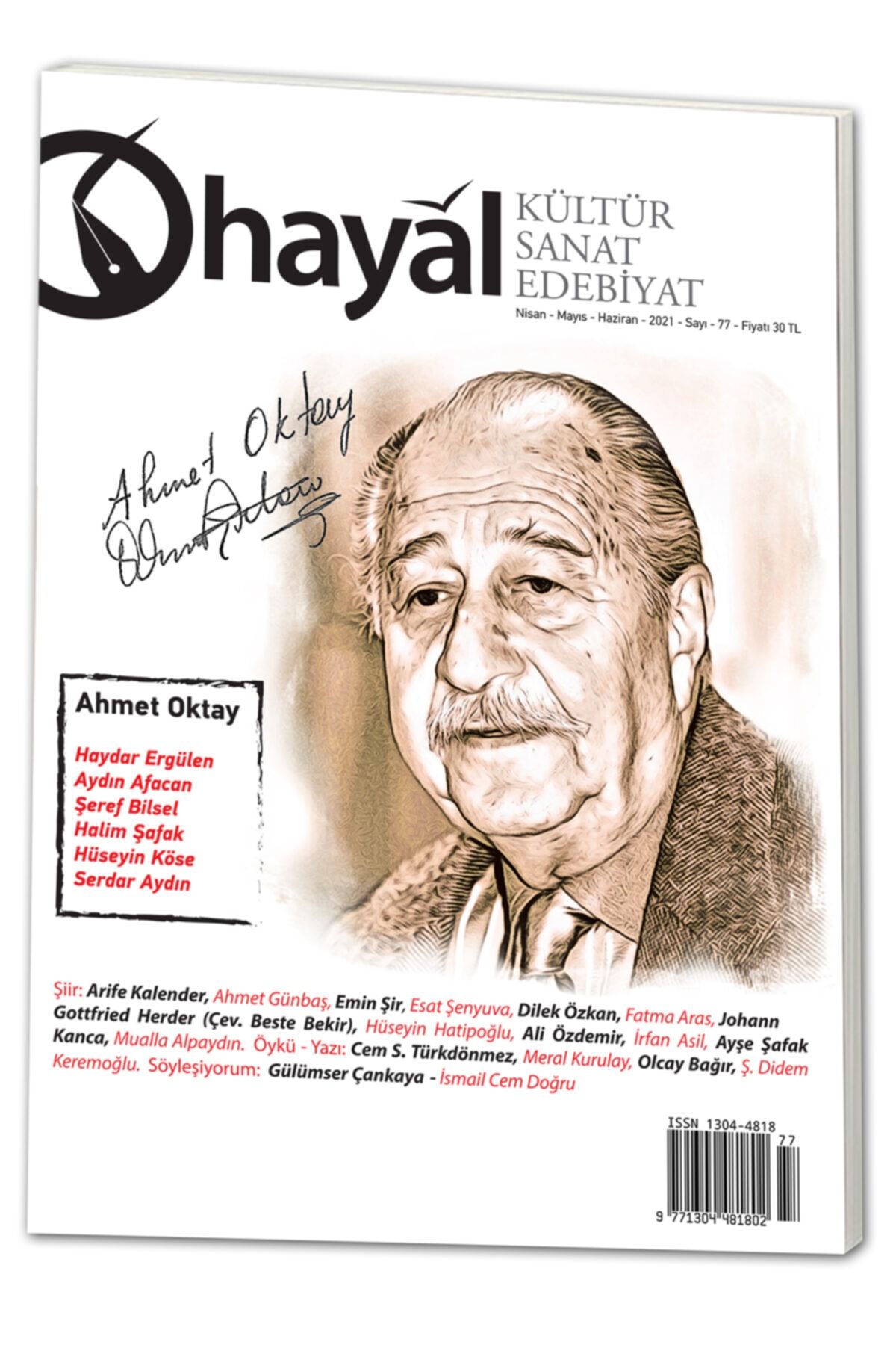 Hayal Yayınları Hayal Kültür Sanat Edebiyat Dergisi - Sayı 77