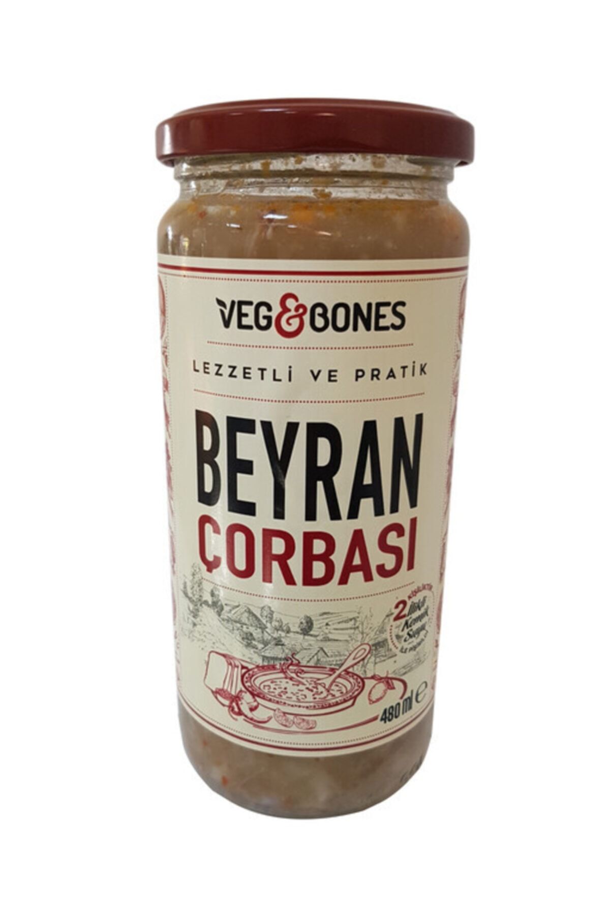 Veg&Bones Doğal Ziyafet-veg Bones Beyran Çorbası 480 Gr