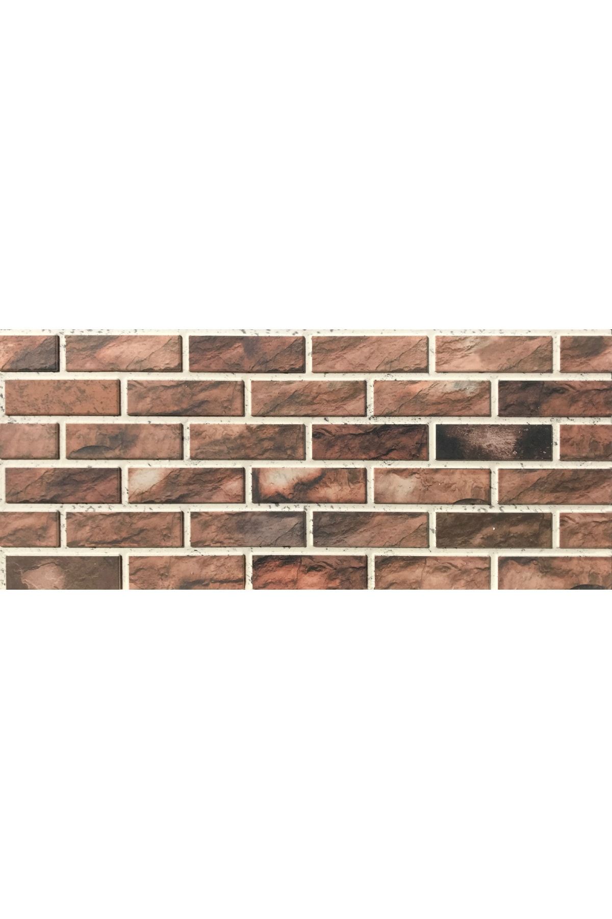 THERMOSİDİNG Düz Tuğla Uv Baskılı Strafor Köpük Duvar Kaplama Paneli 10 Adet (50X120X3CM)(DT004)