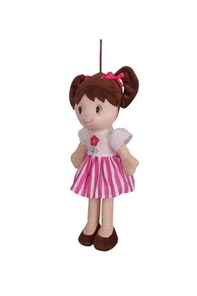 Oyuncak 40 Cm Beyaz Elbiseli Bez Bebek Image 0