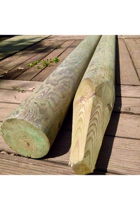 Emprenyeli Ahşap Direk Herek Kazık (bağ Kazığı) 10 Çap 150cm 10'lu Paket Image 1