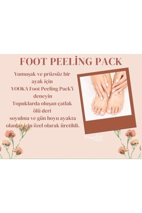 Avantajlı Set Ölü Deri Ve Çatlaklar Için Soyulabilen Ayak Peeling Mask 50ml Peeling Mask 5'li Image 2