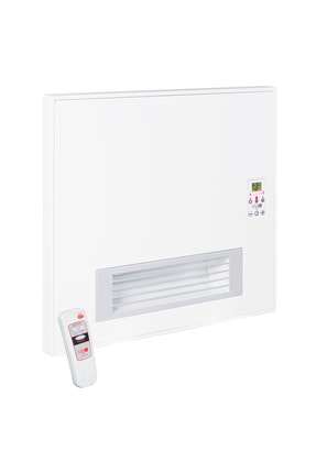 Elektrikli Panel Konvektör Isıtıcı Fanlı Dijital 2500 Watt Beyaz Kumandalı Efp4550e25b Image 1