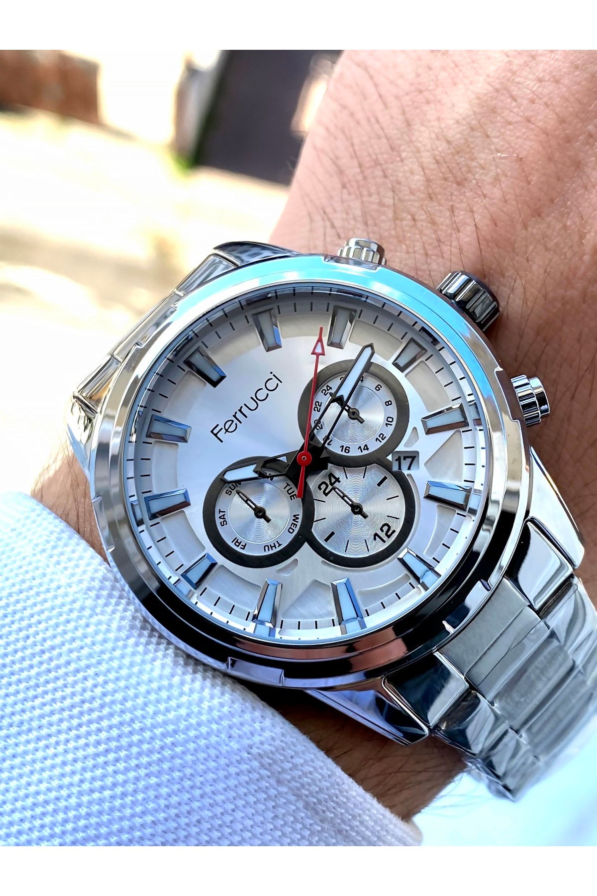 Ferrucci stainless steel shop case back