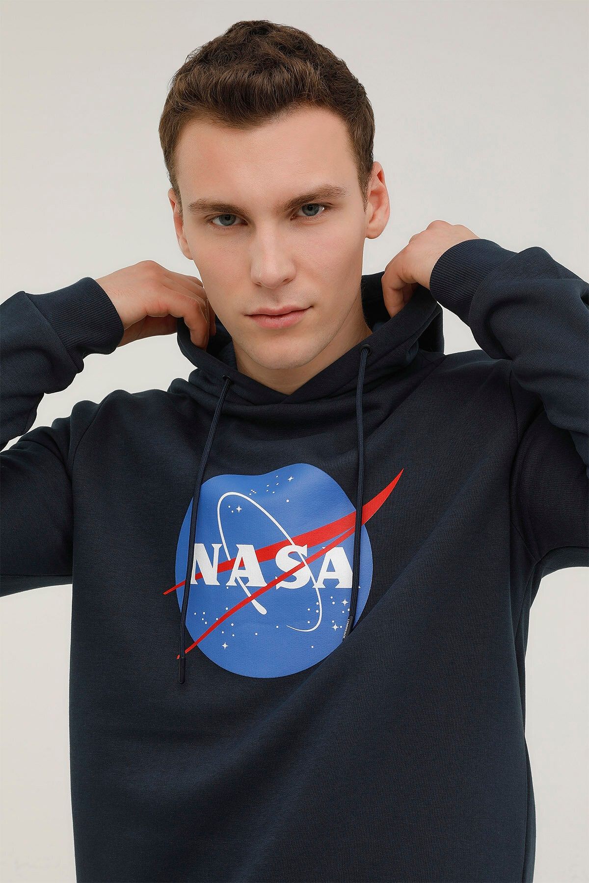 Navy blue sale nasa hoodie