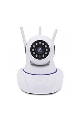 3 Antenli Fhd P2p 360º Wifi Kablosuz Ip Kamera Image 0