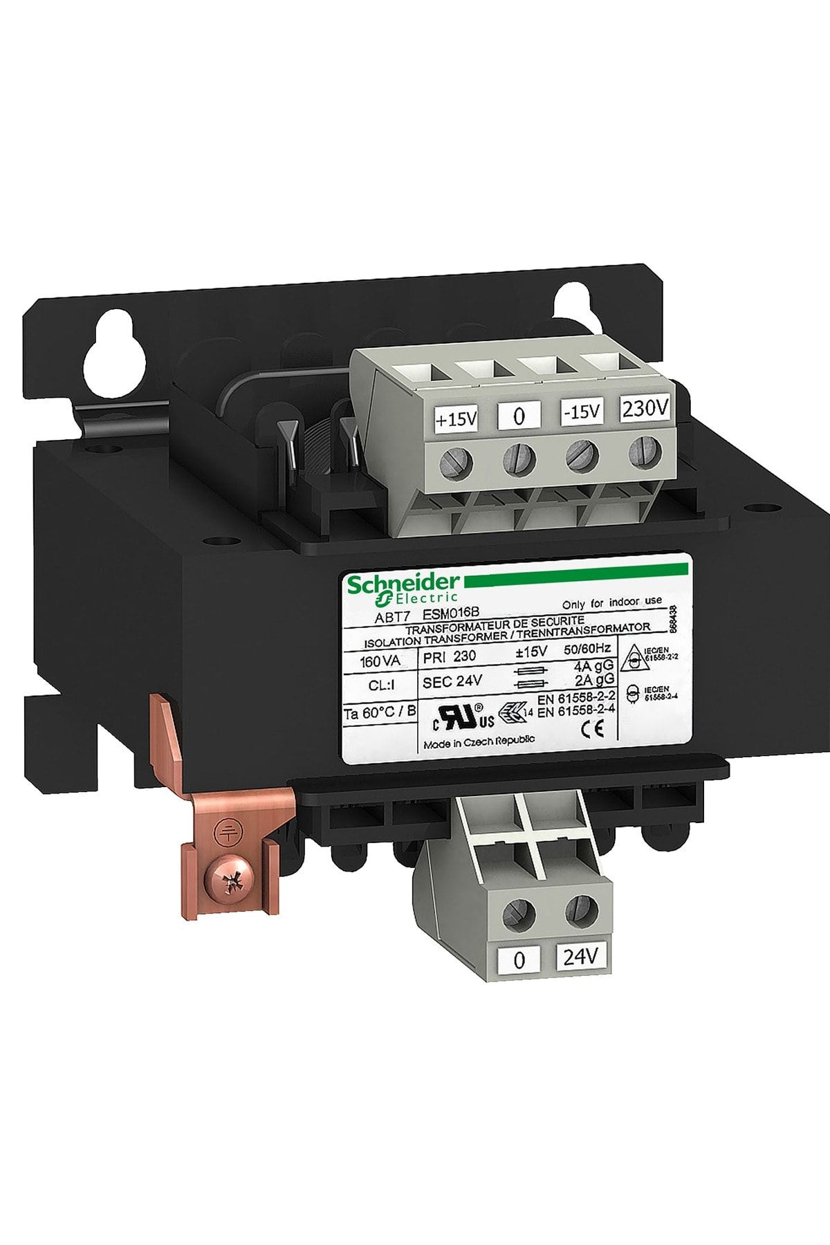 Schneider Electric Gerilim Transformatörü - 230 V - 1 X 24 V - 40 Va