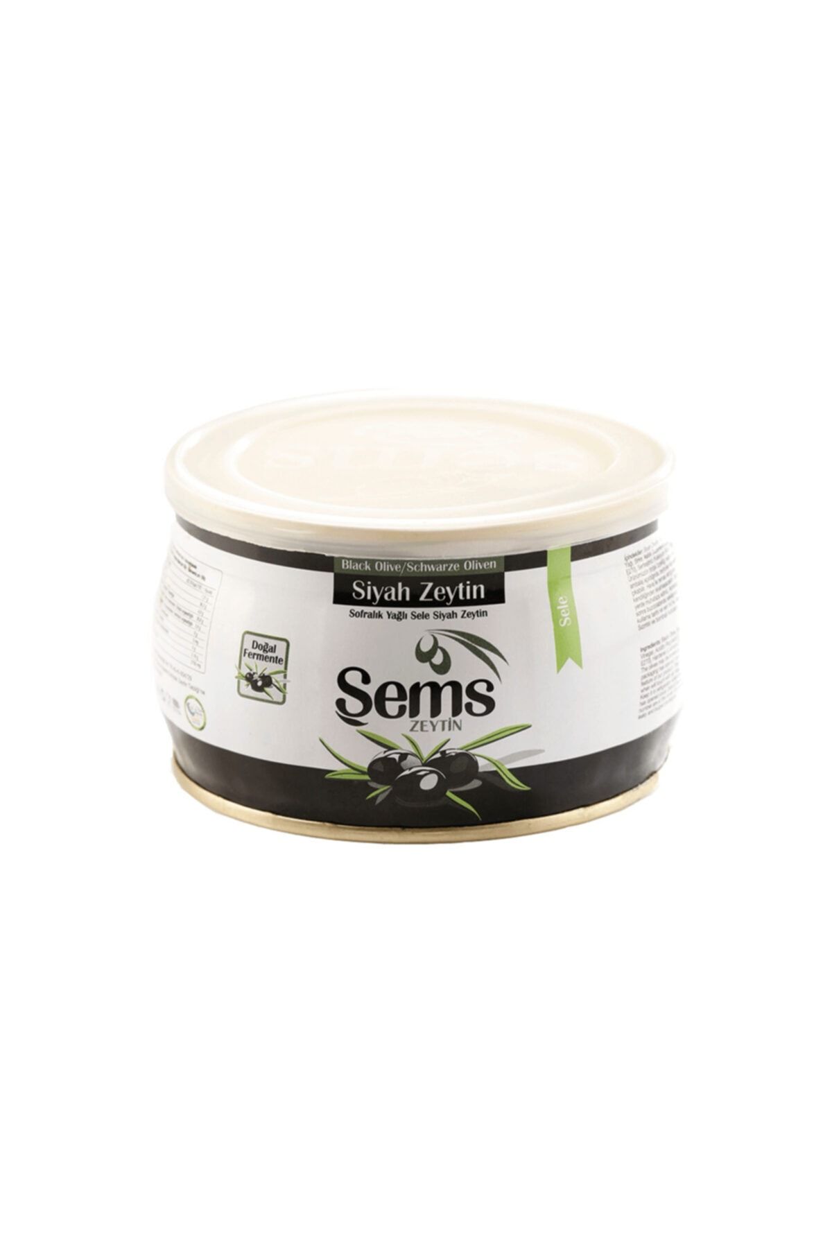 Sems Şems Yağlı Sele Siyah Zeytin 300gr 261-290
