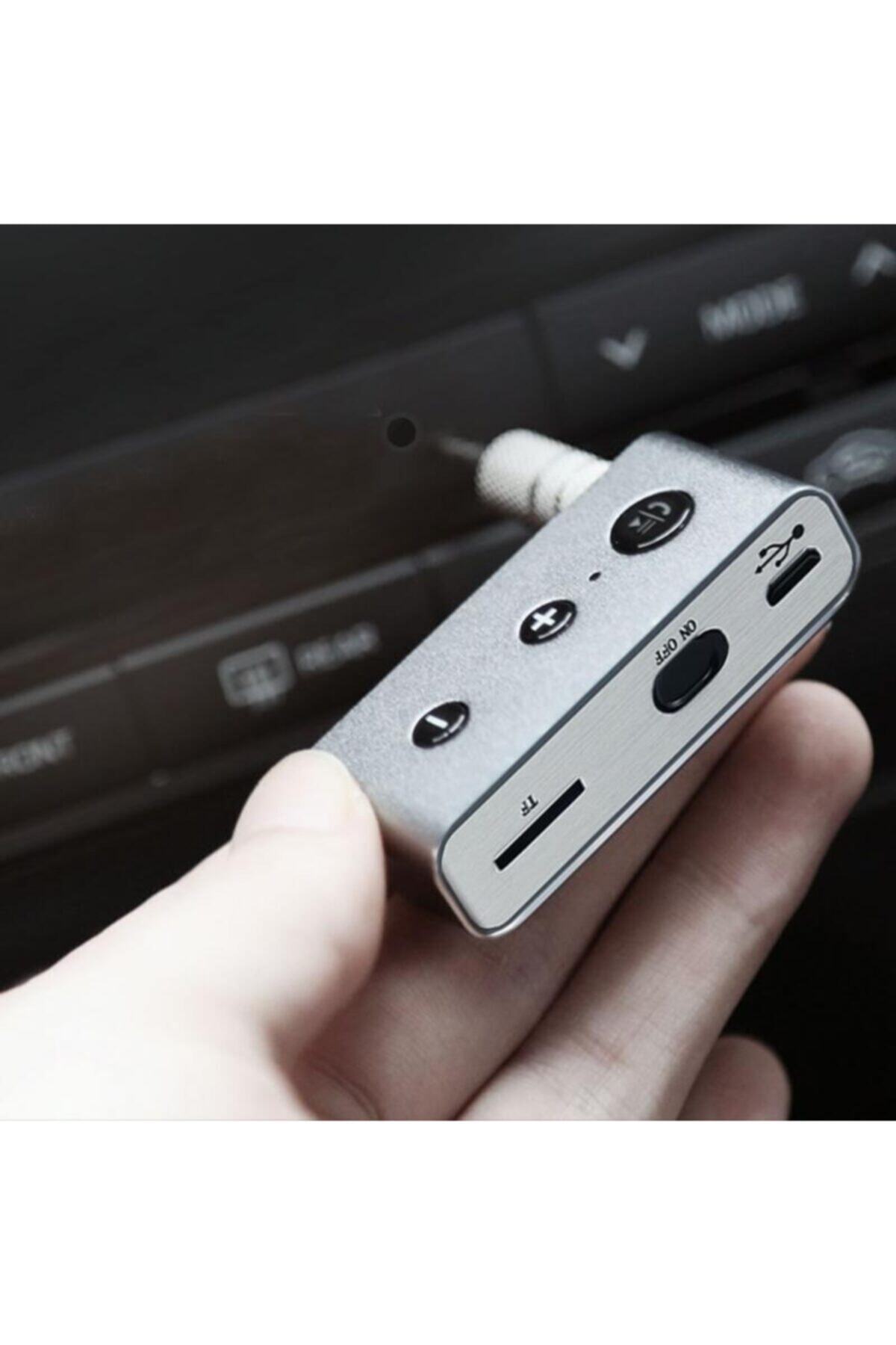 Profisher Bluetooth 4.2Aux Rx Tf Kart Adaptör Müzik Ses A2dp Araç Kiti