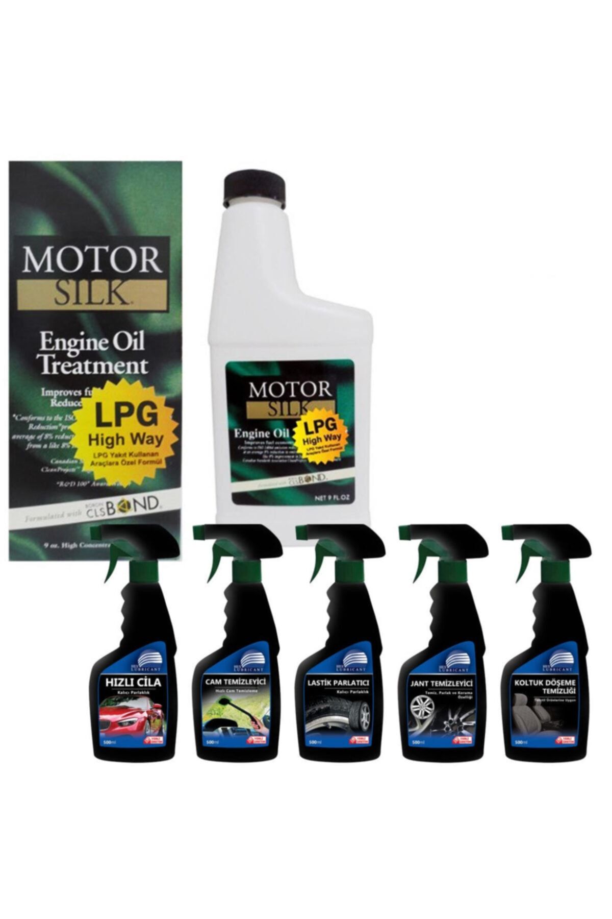 MotorSilk Lpg Li Araçlar Için Bor Motor Katkısı 250 Ml - Lastik Parlatıcı Hediye