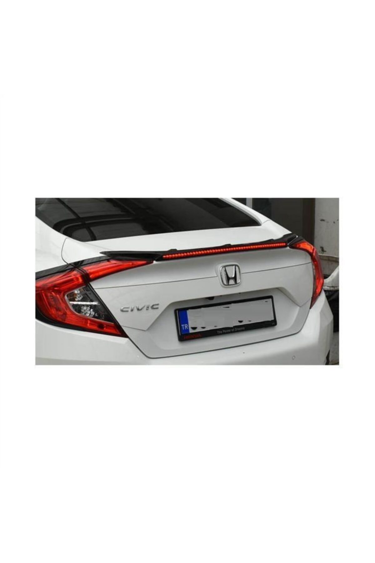 OLED GARAJ Honda Civic 2016-2019 Fc5 Led Spoiler Siyah Piano Black Boyalı