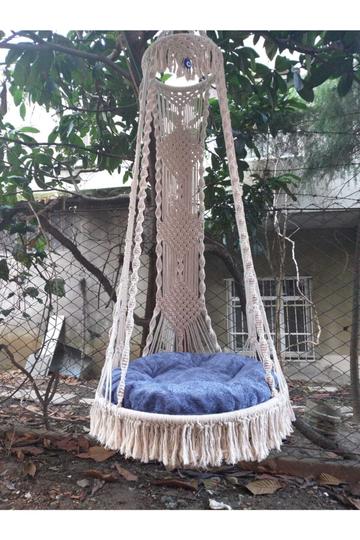Makrome Bahçe Salıncak