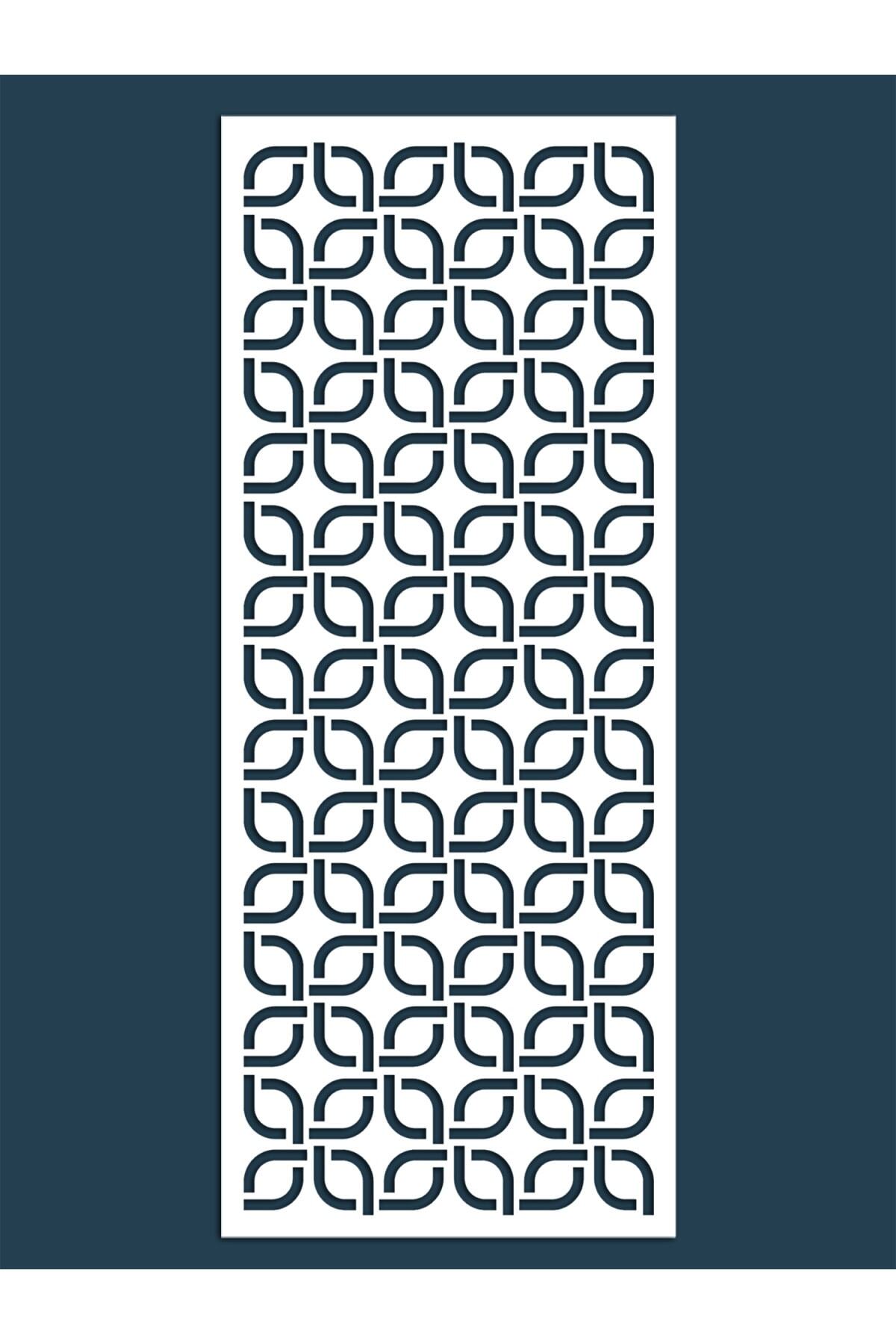 Liar Dekor Liar Ahşap Seperatör (Paravan) - KSP-27 - (18 mm) - (69 cm x 139 cm) - (Beyaz)