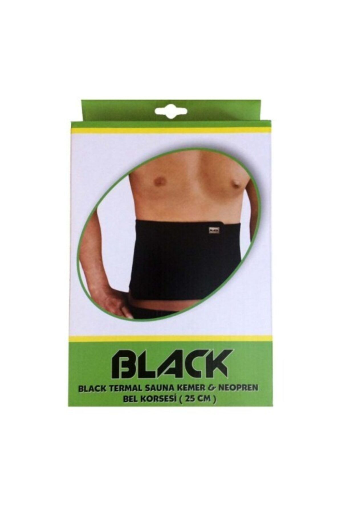Povit Black Fitness Termal Sauna Kemer Neopren Bel Korsesi 25-120 Cm