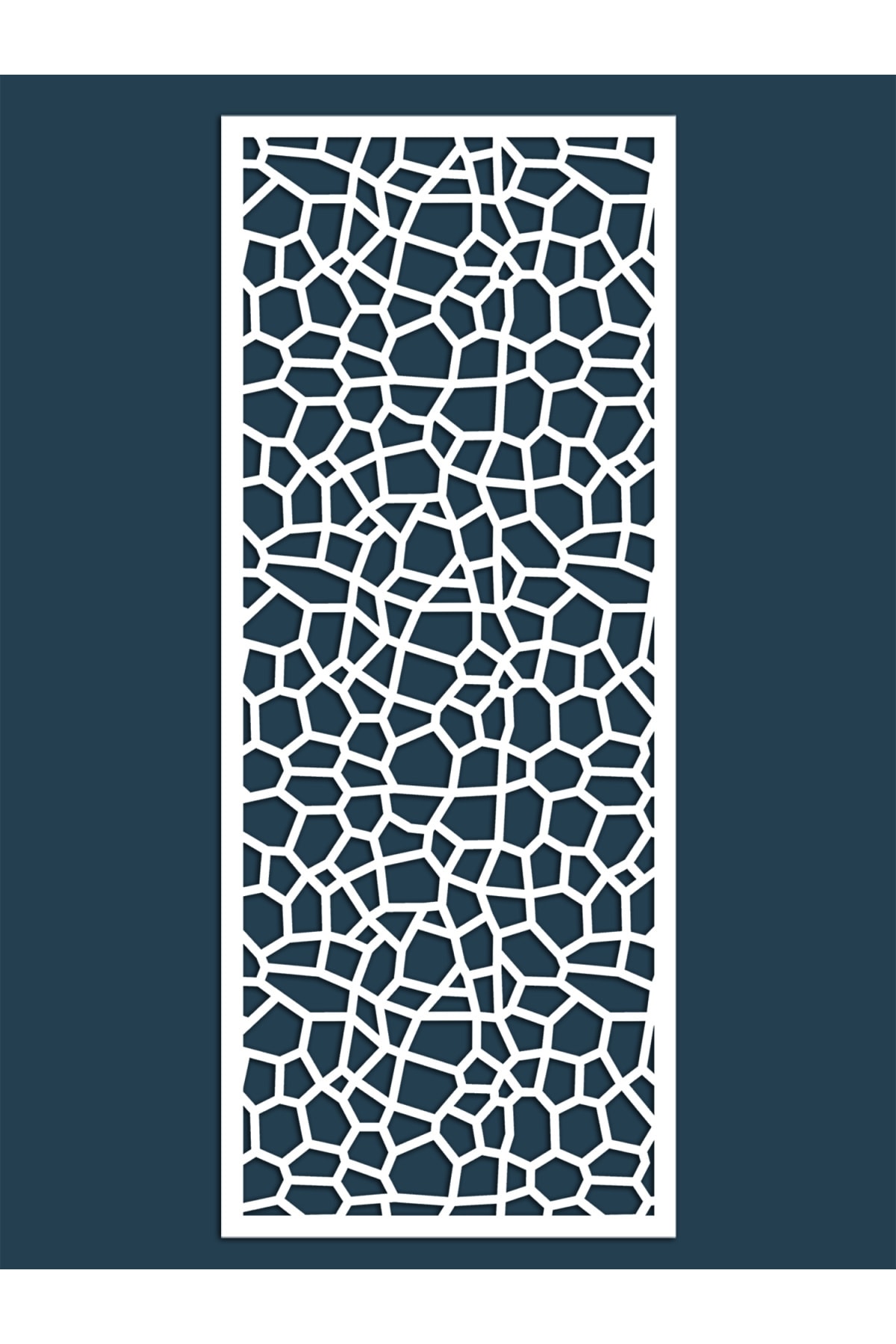 Liar Dekor Liar Ahşap Seperatör (Paravan) - KSP-30 - (10 mm) - (60 cm x 160 cm) - (Beyaz)