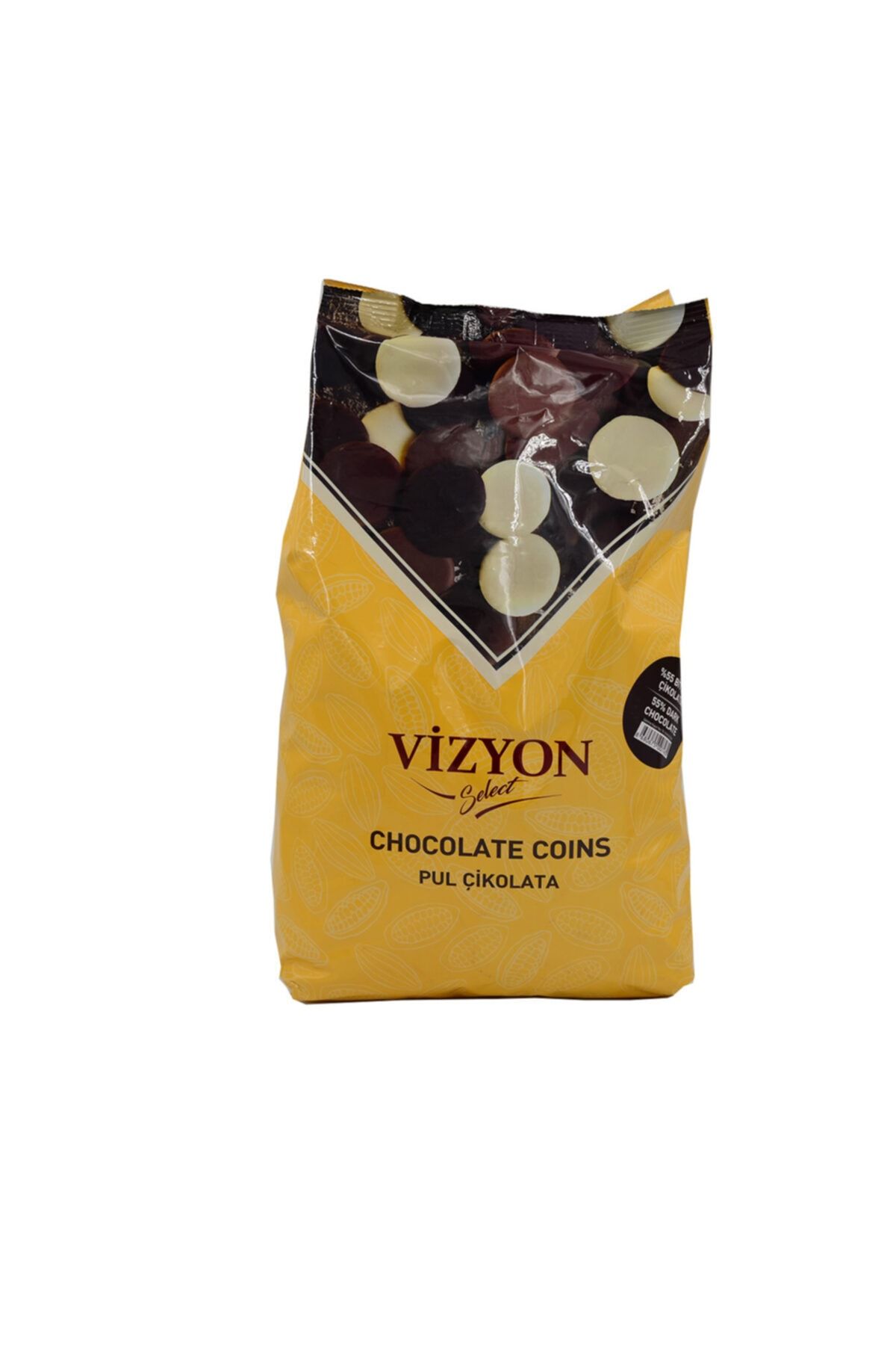 VİZYON Bitter Pul Çikolata (2.5 Kg)