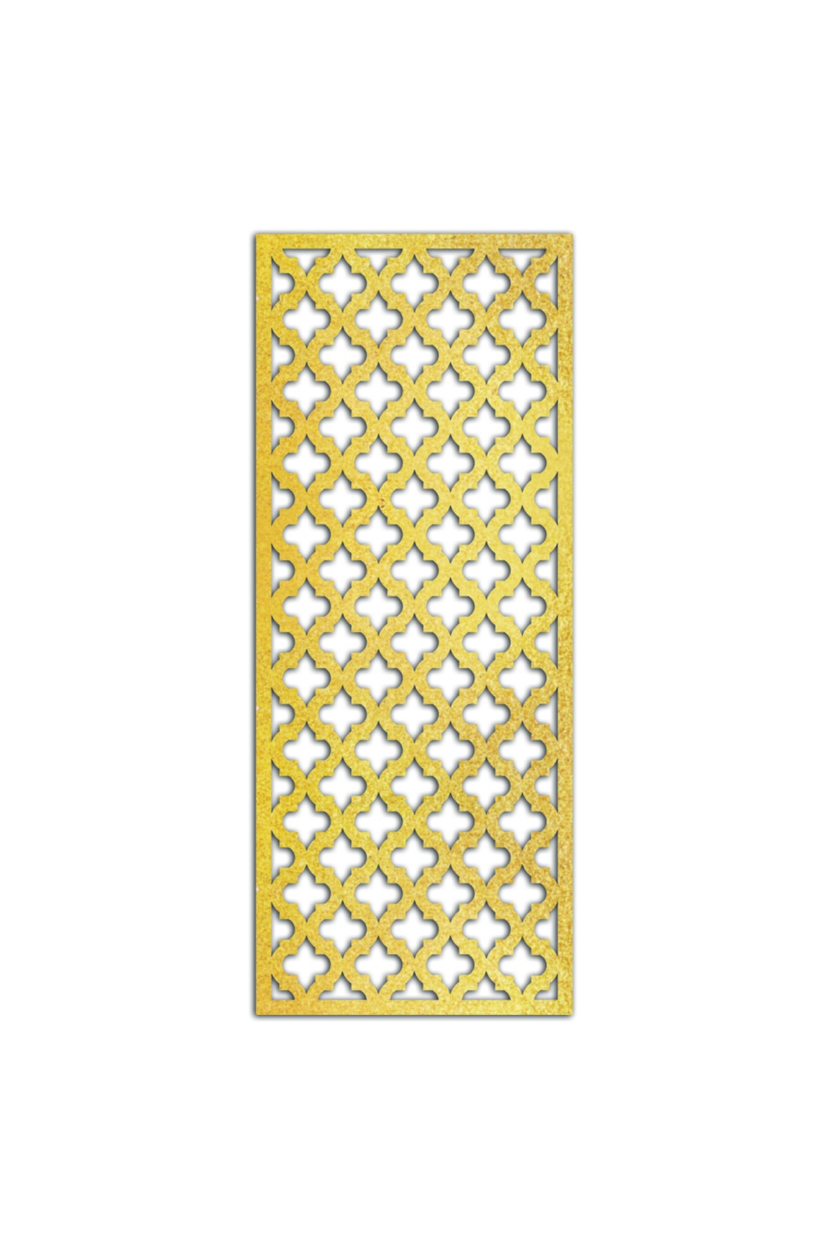 Liar Dekor Liar Ahşap Seperatör (Paravan) - KSP-32 - (10 mm) - (60 cm x 160 cm) - (Gold)