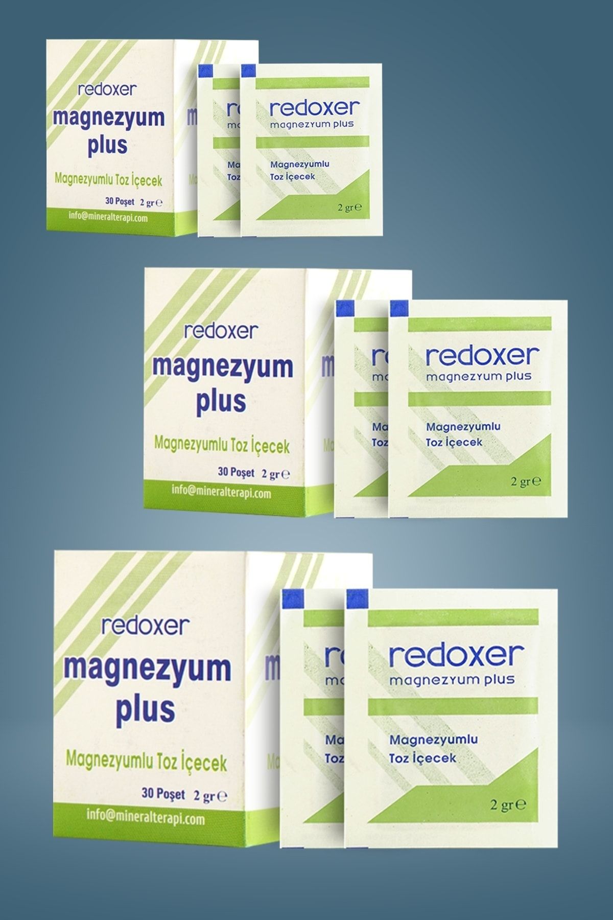 Dünya Naturel Redoxer Magnezyum Plus 3 Lü Paket