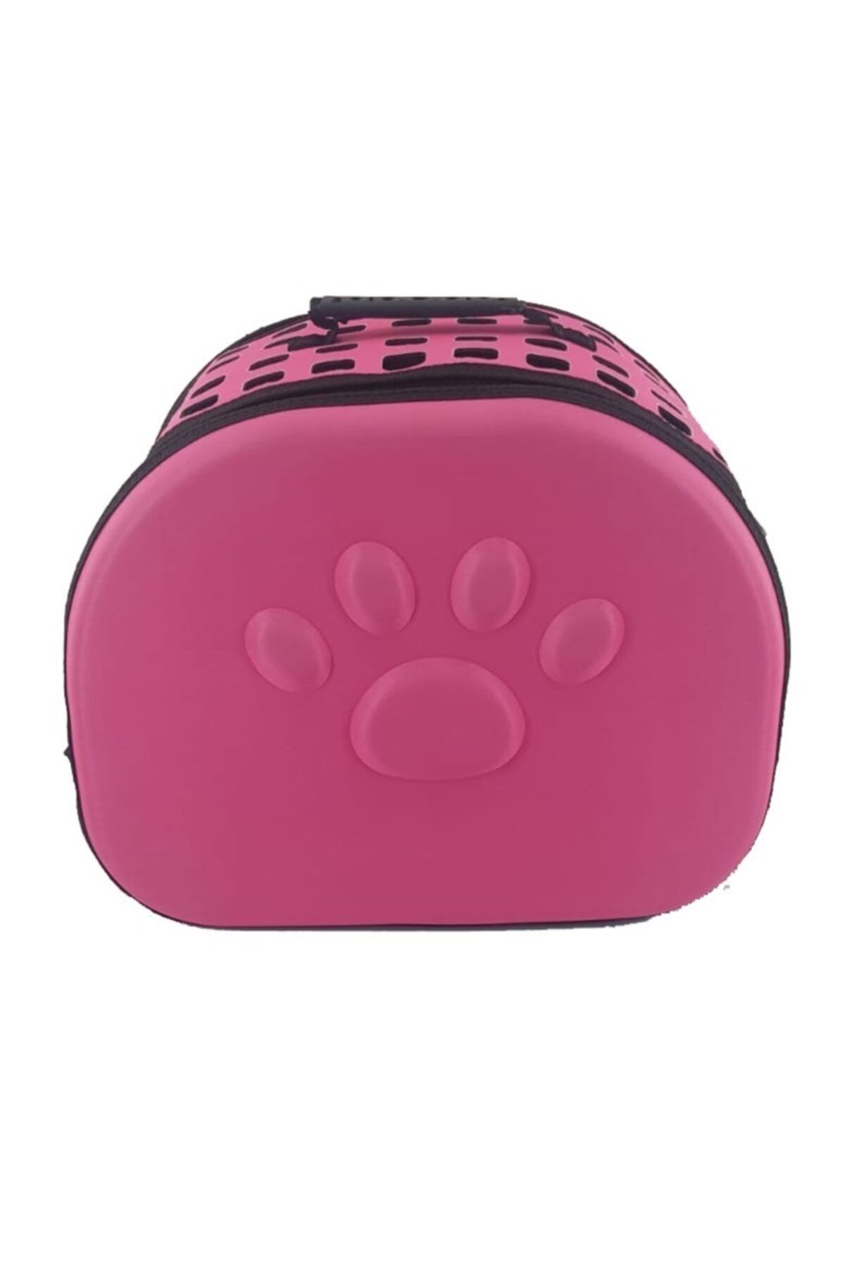 Petsiva Pati Desen Kabartmalı Kedi Köpek Taşıma Çantası Pembe