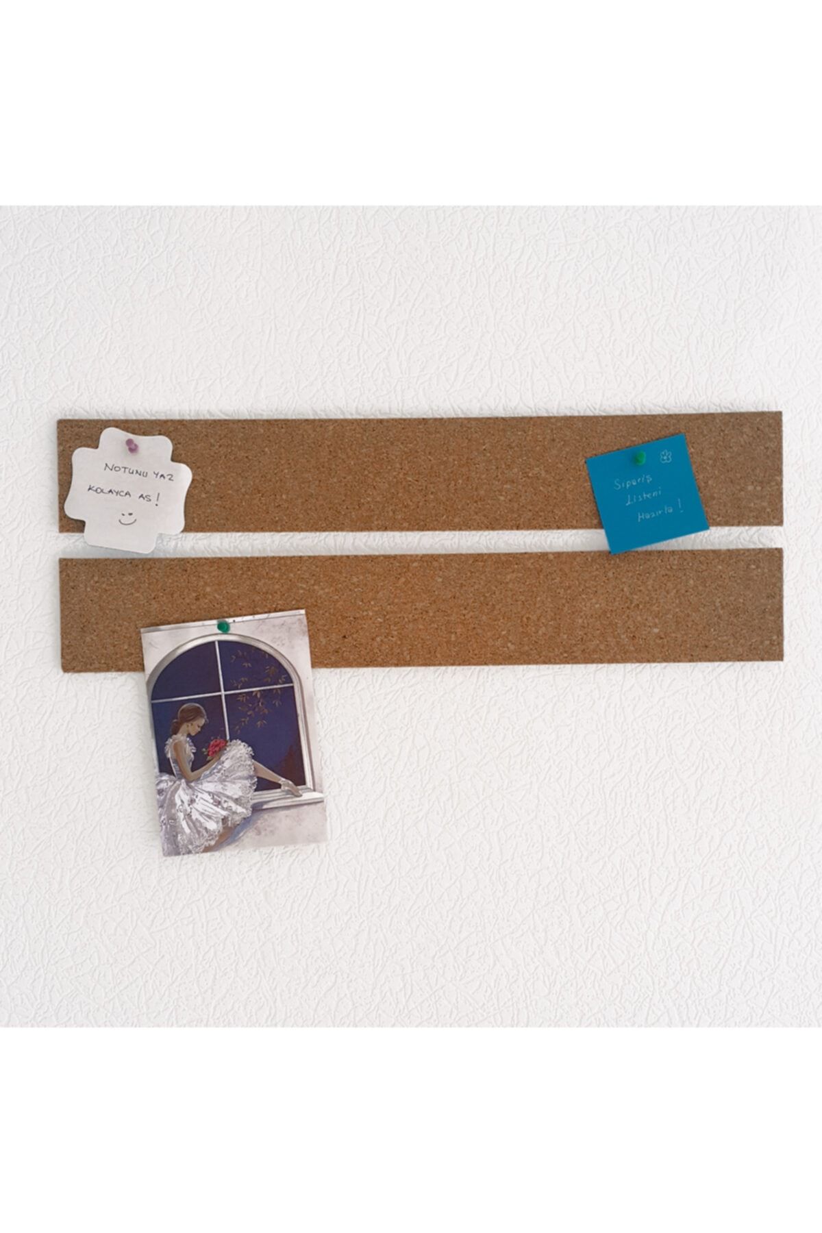 direktal Şerit Mantar Duvar Panosu 15 X 60 Cm 2'li