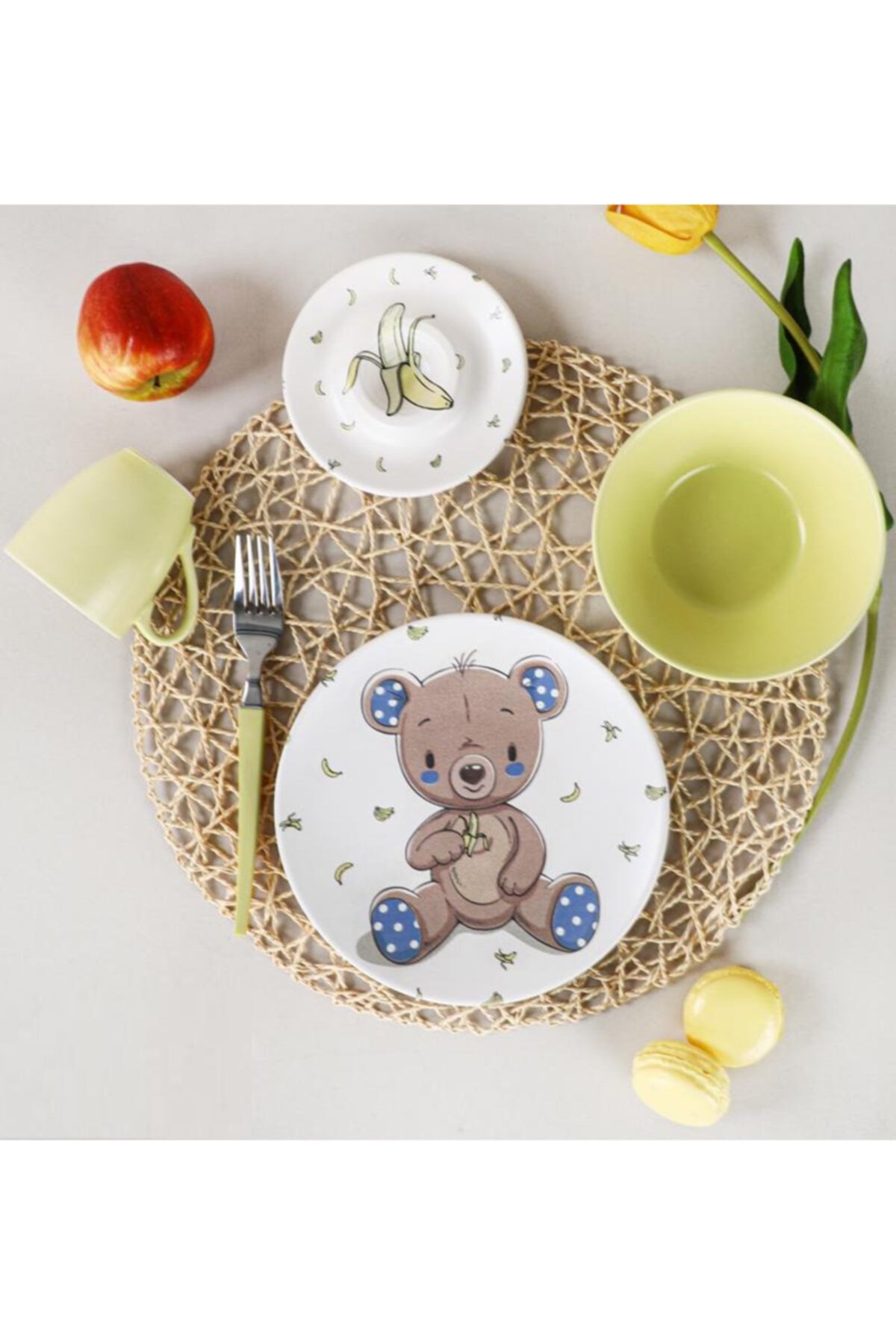 Yıldızhome Mama Takımı 4 Parça Mat Renkli