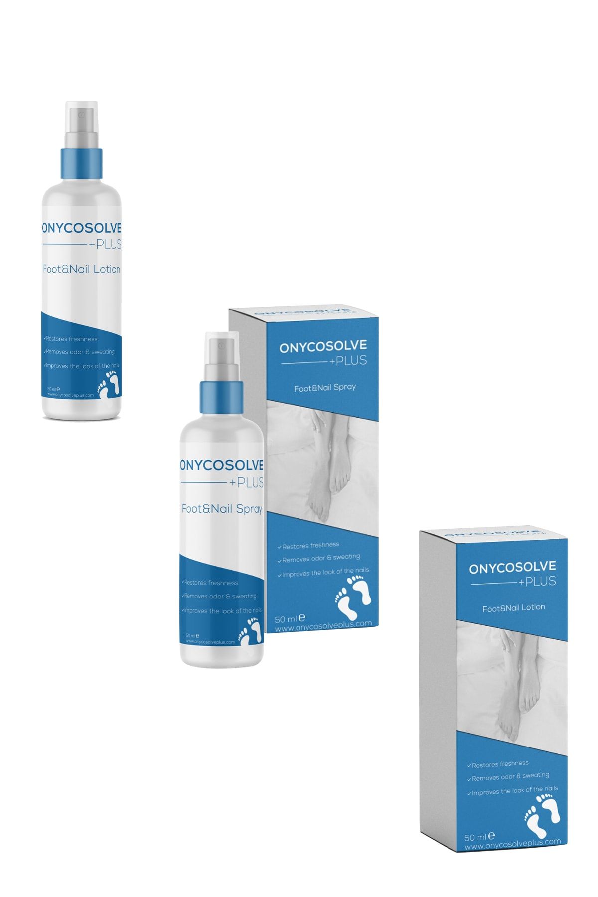 ONYCOSOLVE PLUS Onycosolve + Plus Mantar Tırnak Bakım 50 Ml 3 Adet