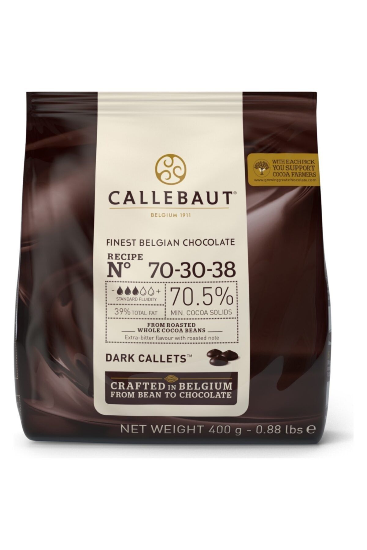 Callebaut Bitter Ekstra %70 Bitter Drop 70-30-38 400 gr