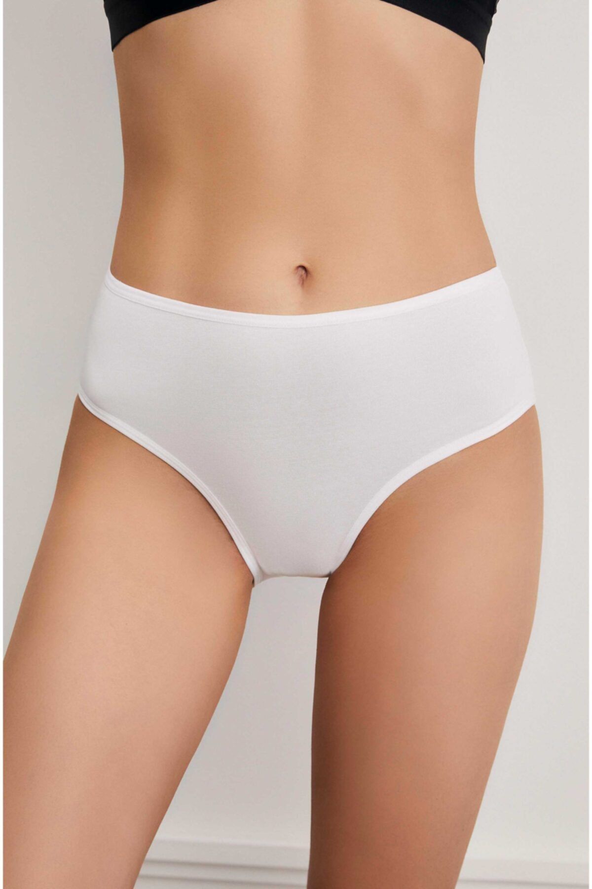 Eros Kadın Beyaz 5li Yüksel Bel Slip
