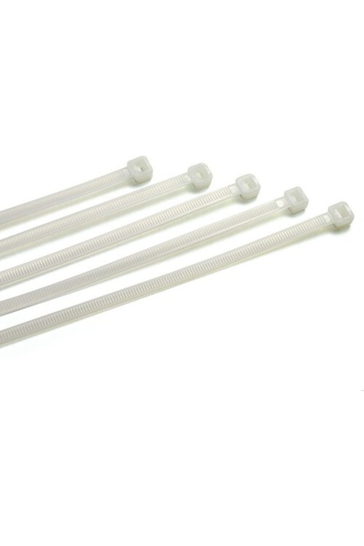 YDGR Plastik Cırt Kelepçe Beyaz 3.6x250 Mm 10 Cm 100 Adet