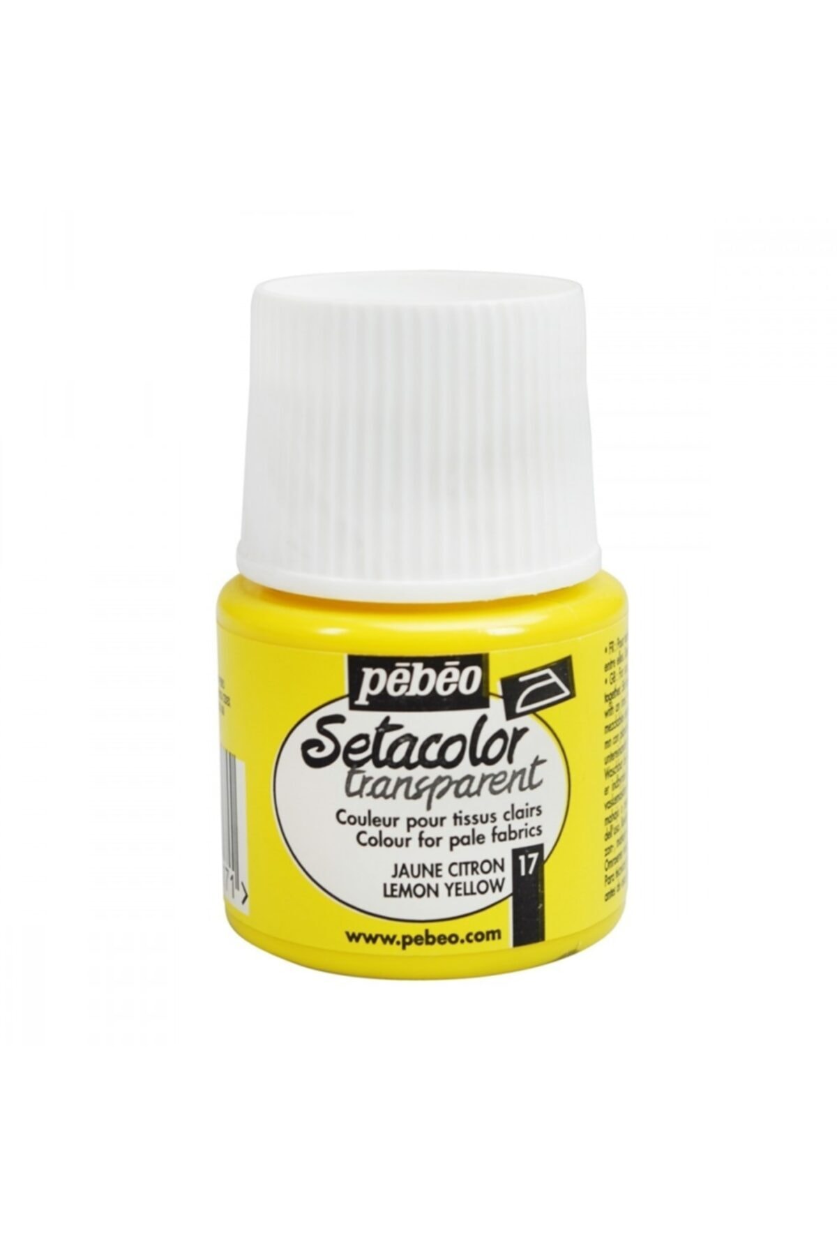 Pebeo Setacolor Opak Kumaş Boyası 45ml N:17 Lemon Yellow