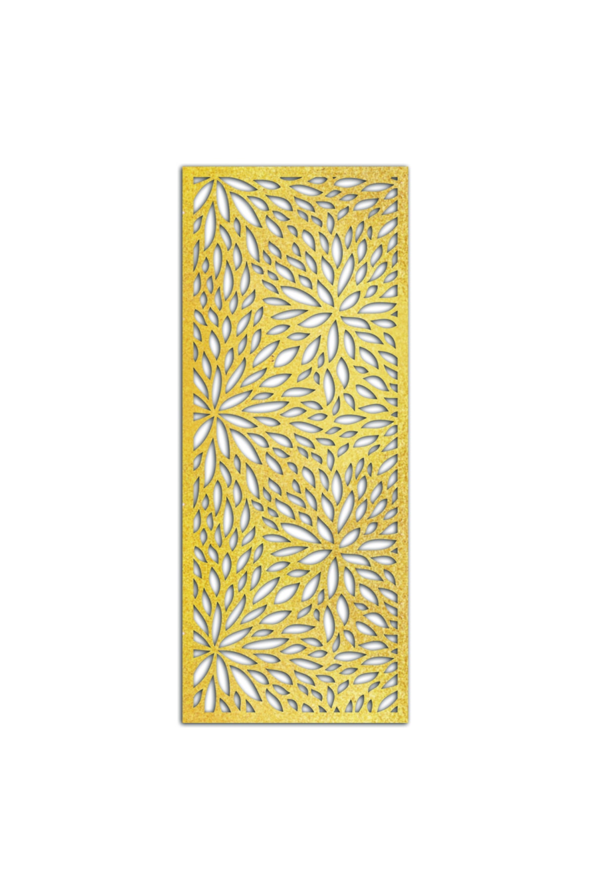 Liar Dekor Liar Ahşap Seperatör (Paravan) - KSP-43 - (10 mm) - (60 cm x 160 cm) - (Gold)