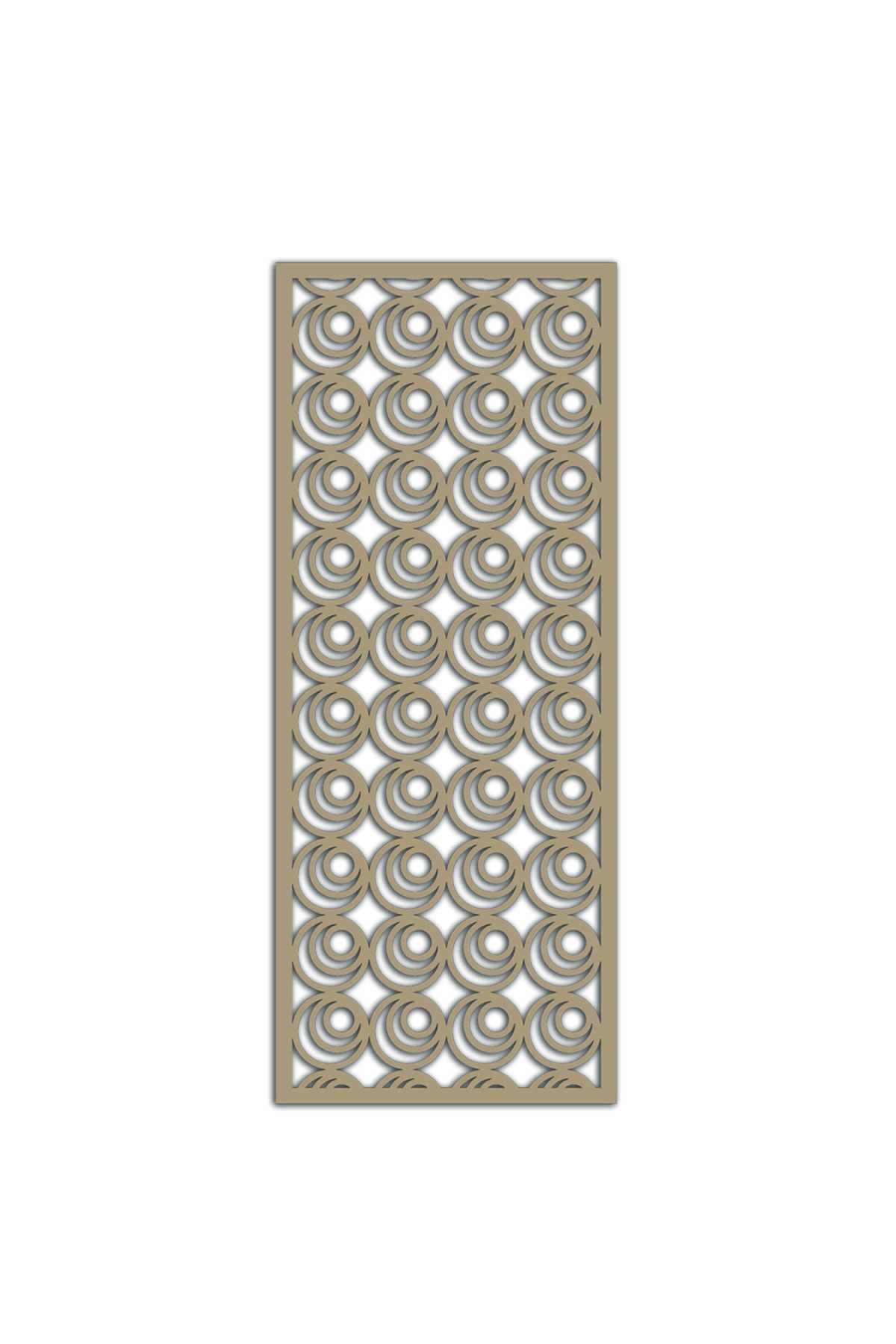 Liar Dekor Liar Ahşap Seperatör (Paravan) - KSP-35 - (18 mm) - (85 cm x 210 cm) - (Ham)