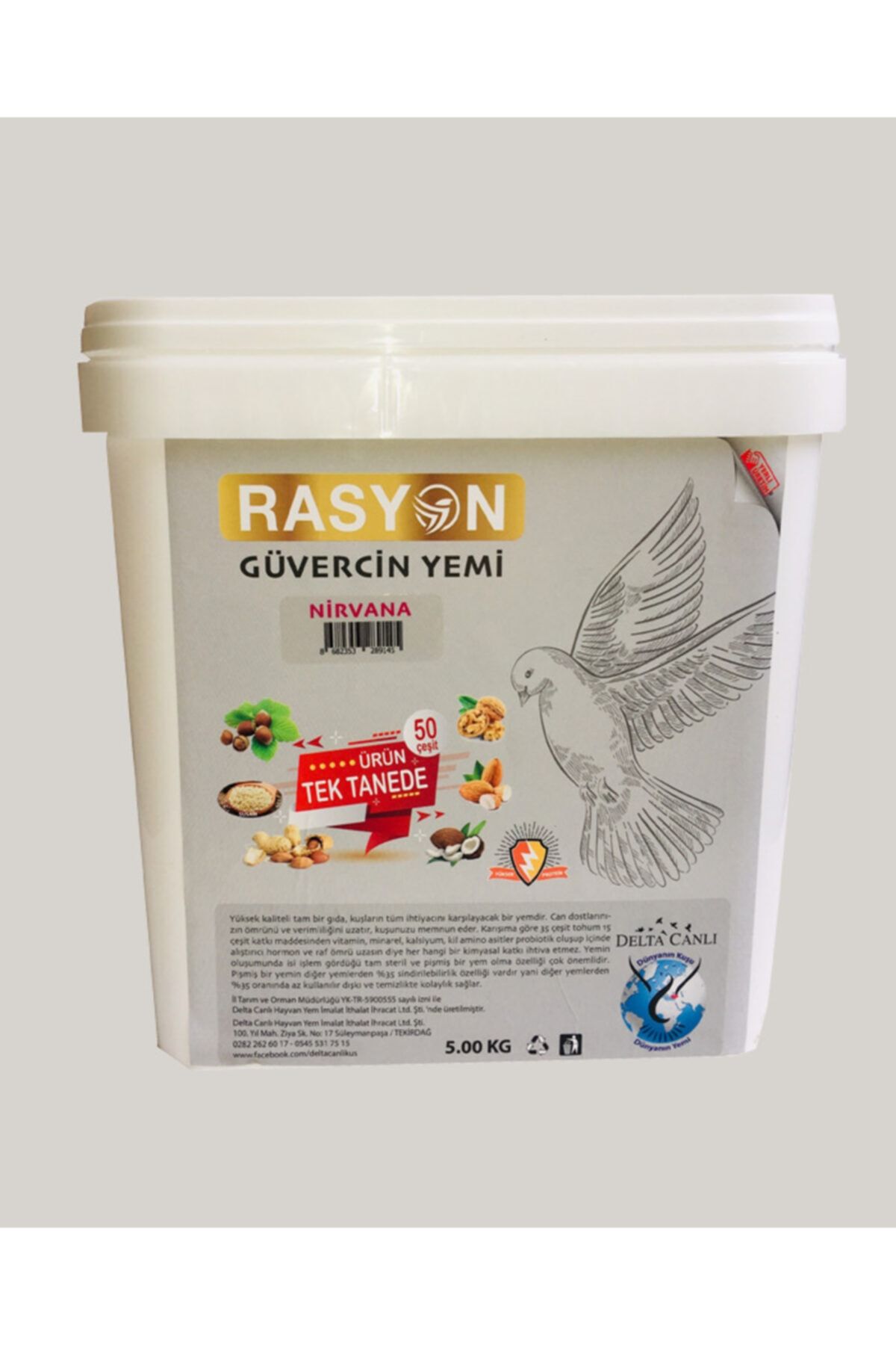 RASYON Nirvana Güvercin Granür Yemi - 5 Kg