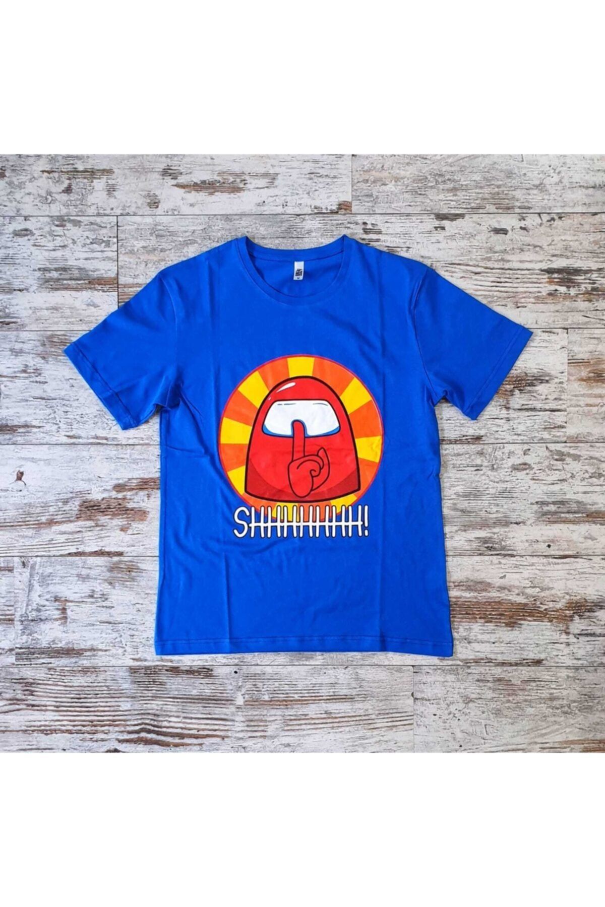 Built By Crazy Unisex Amongus Baskılı T Shirt