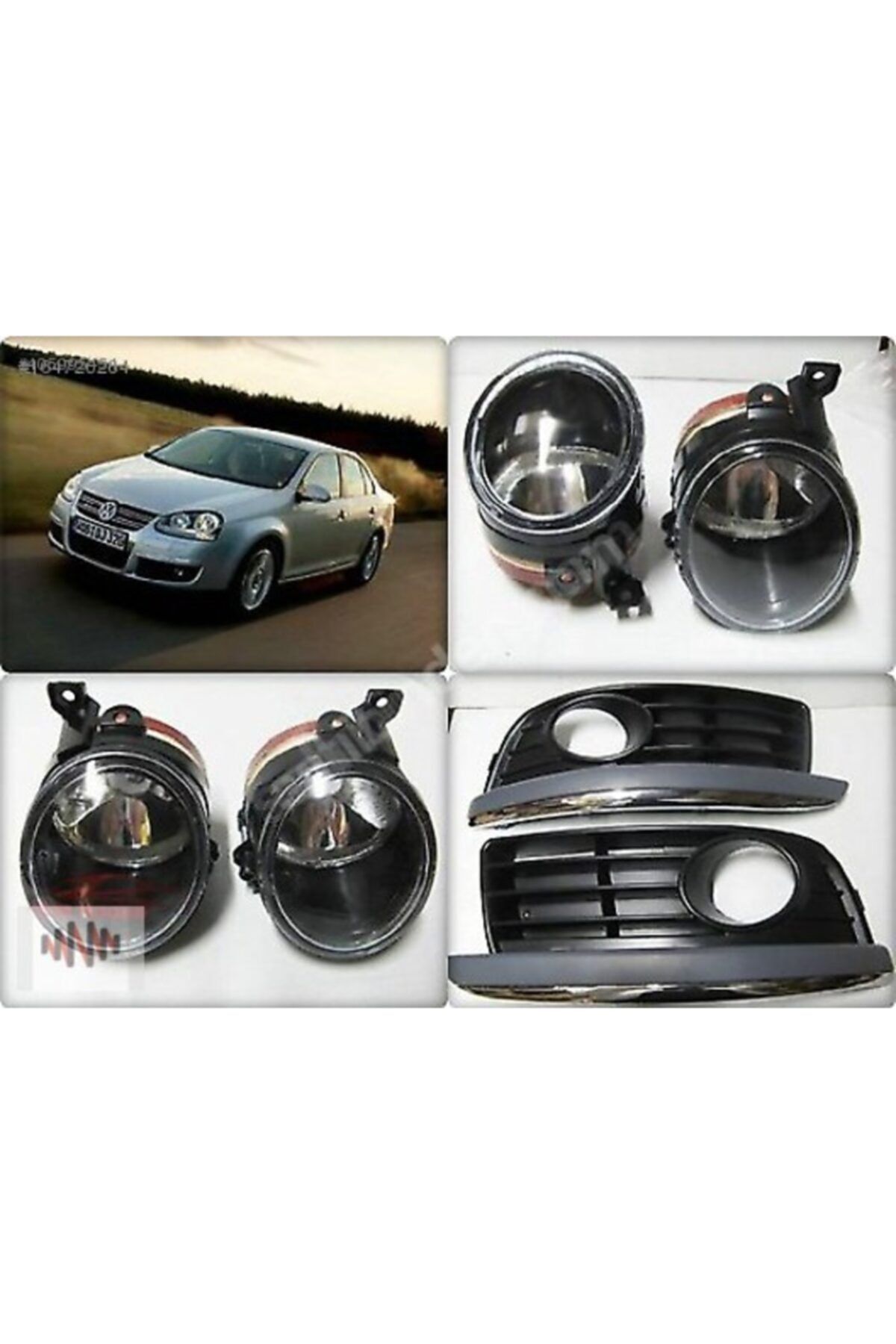 APEXİ 2010 Vw Jetta Mk5 Sis Farı Ve Çerçeveleri Sağ Sol Takım Fast Tuning Garage