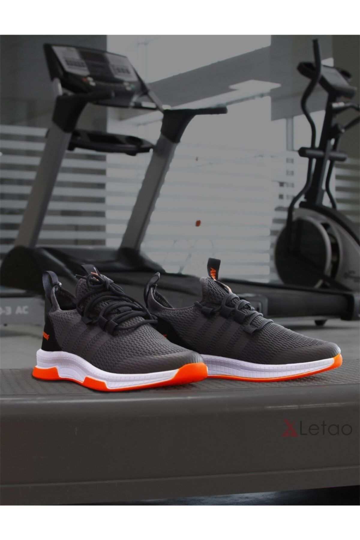 LETAO Unisex Gri Hafif Günlük Spor Yürüyüş Sneaker Ayakkabı