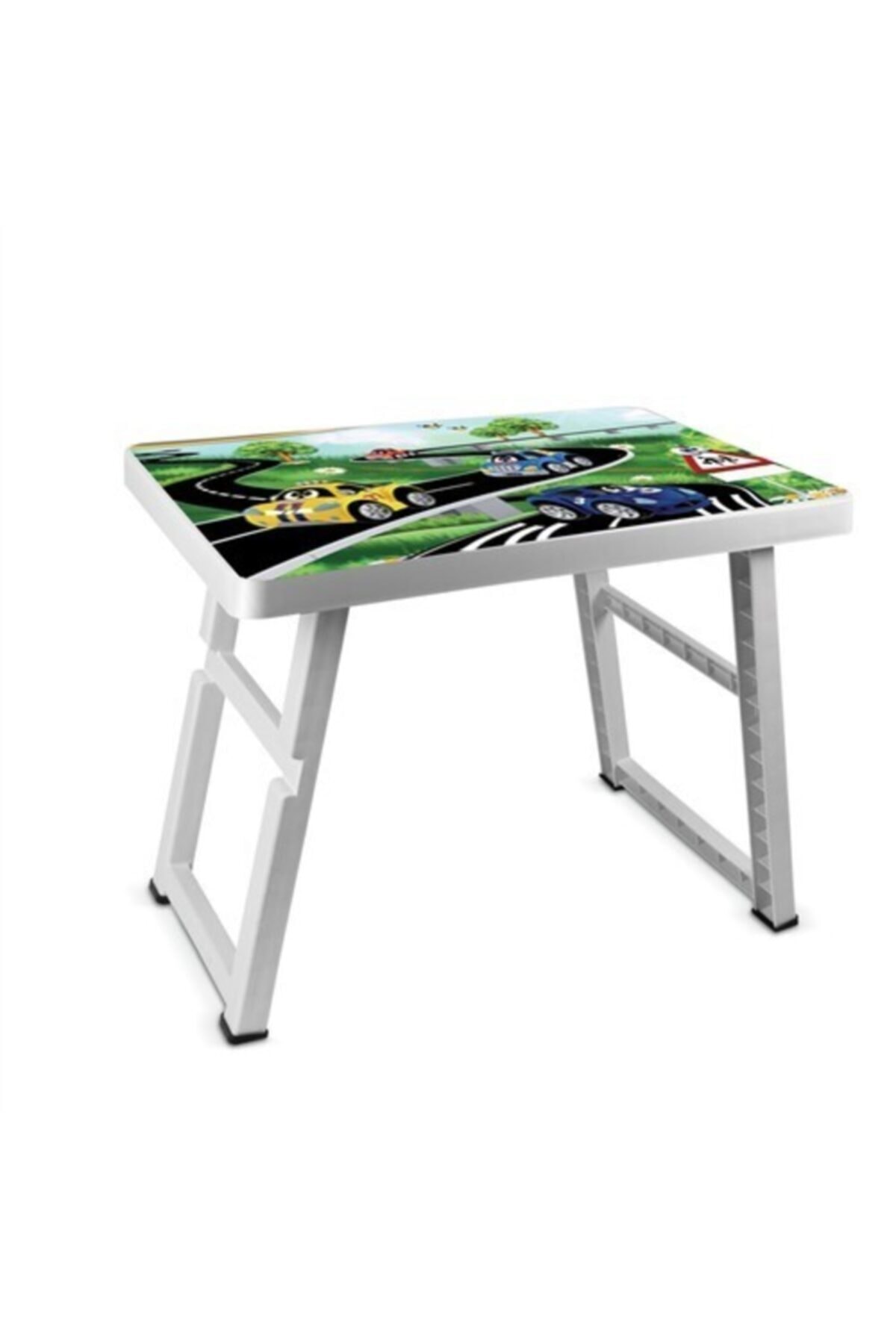 MODA HOME Araba Desenli Katlanır Çocuk Masası