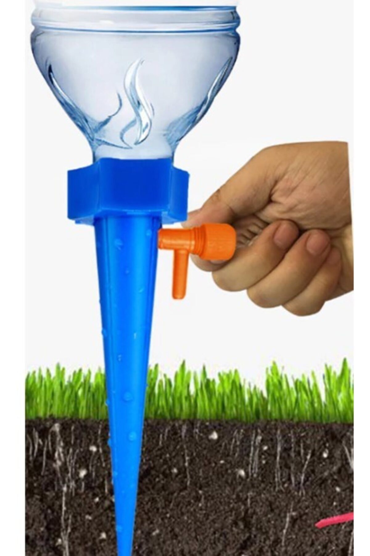 rennway Yılın Ilk Fırsatları - Çiçek Sulama Damlama Sistemi - 4 Adet - ™ Beyaz At®