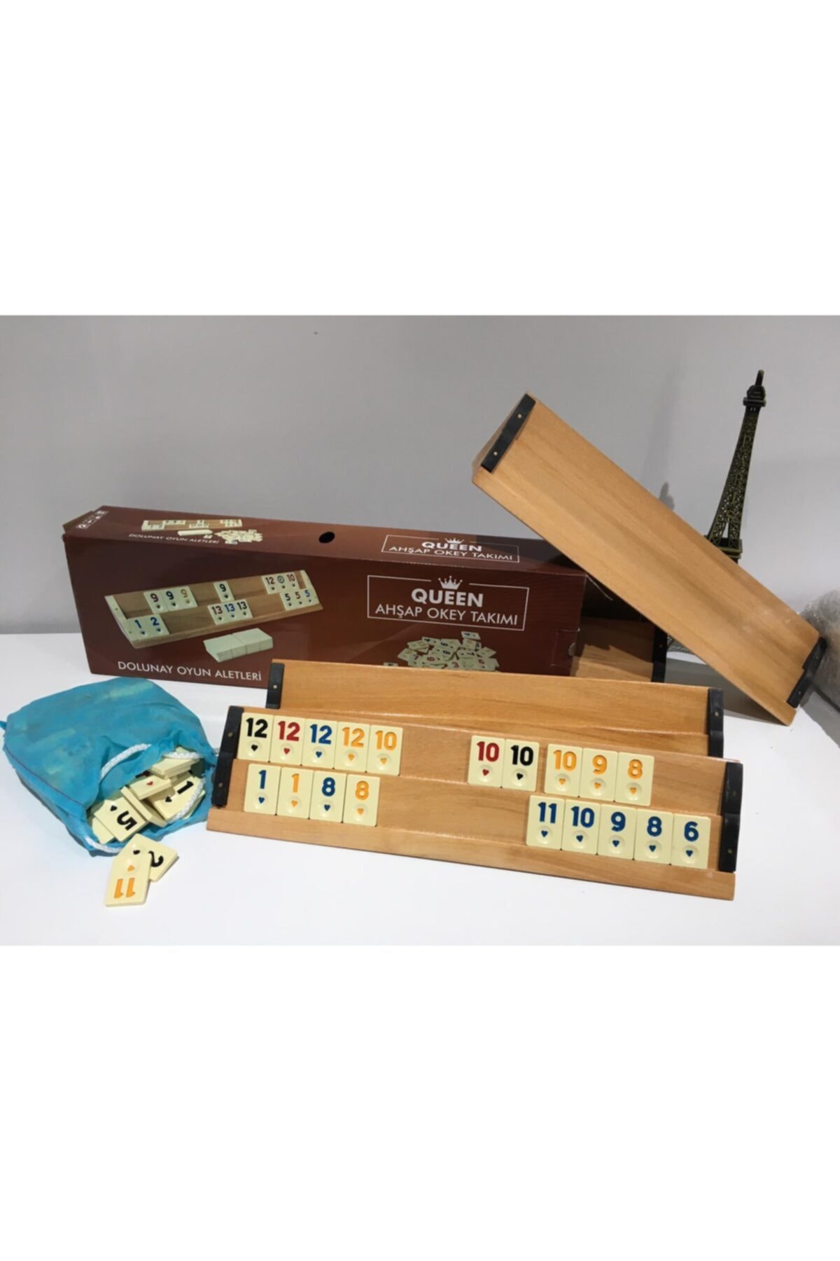 QUEENKardeşler Ahşap Okey Takımı 1 Kalıte.