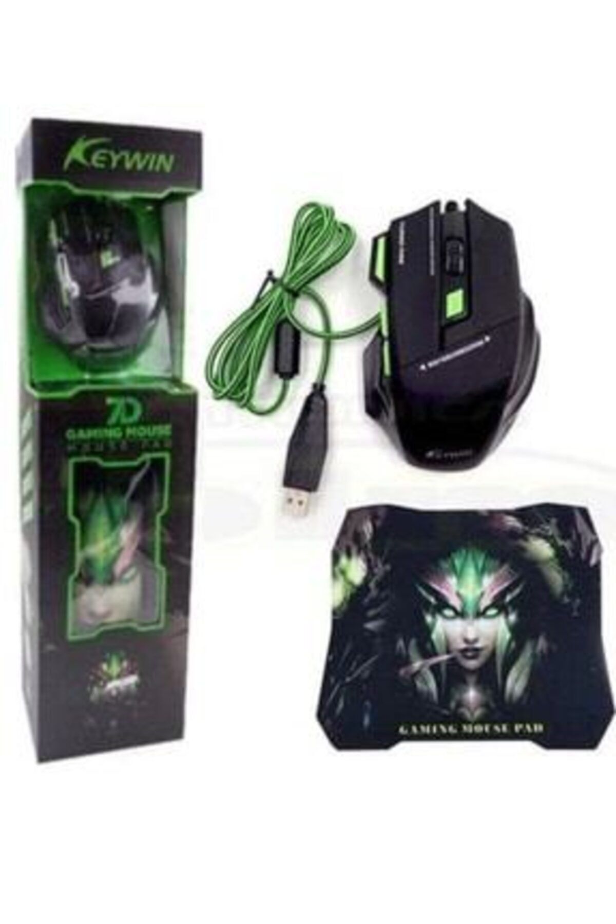 Özasya AVM 7d Işıklı Oyuncu Mouse + Mouse Pad
