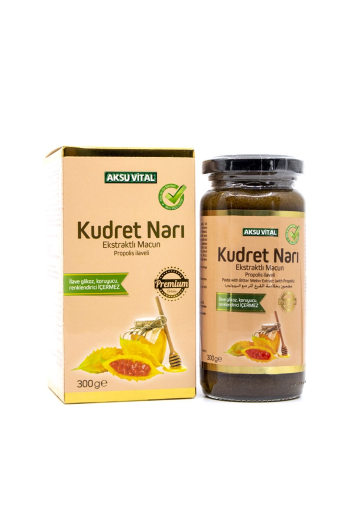 Aksu Vital Kudret Narı Ekstraktlı Macun 300 Gr %100 Doğal