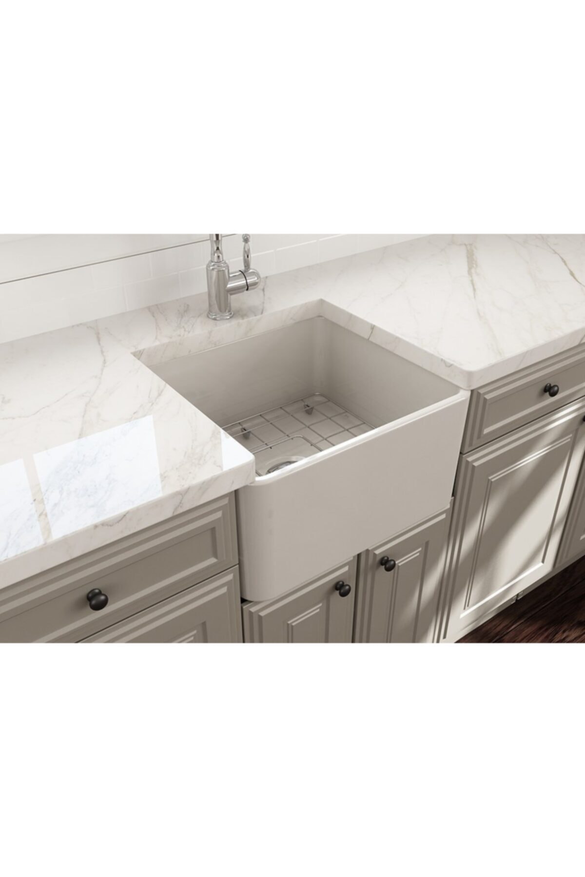 Bocchi Lavello Eviye 50 Cm Parlak Bisküvi