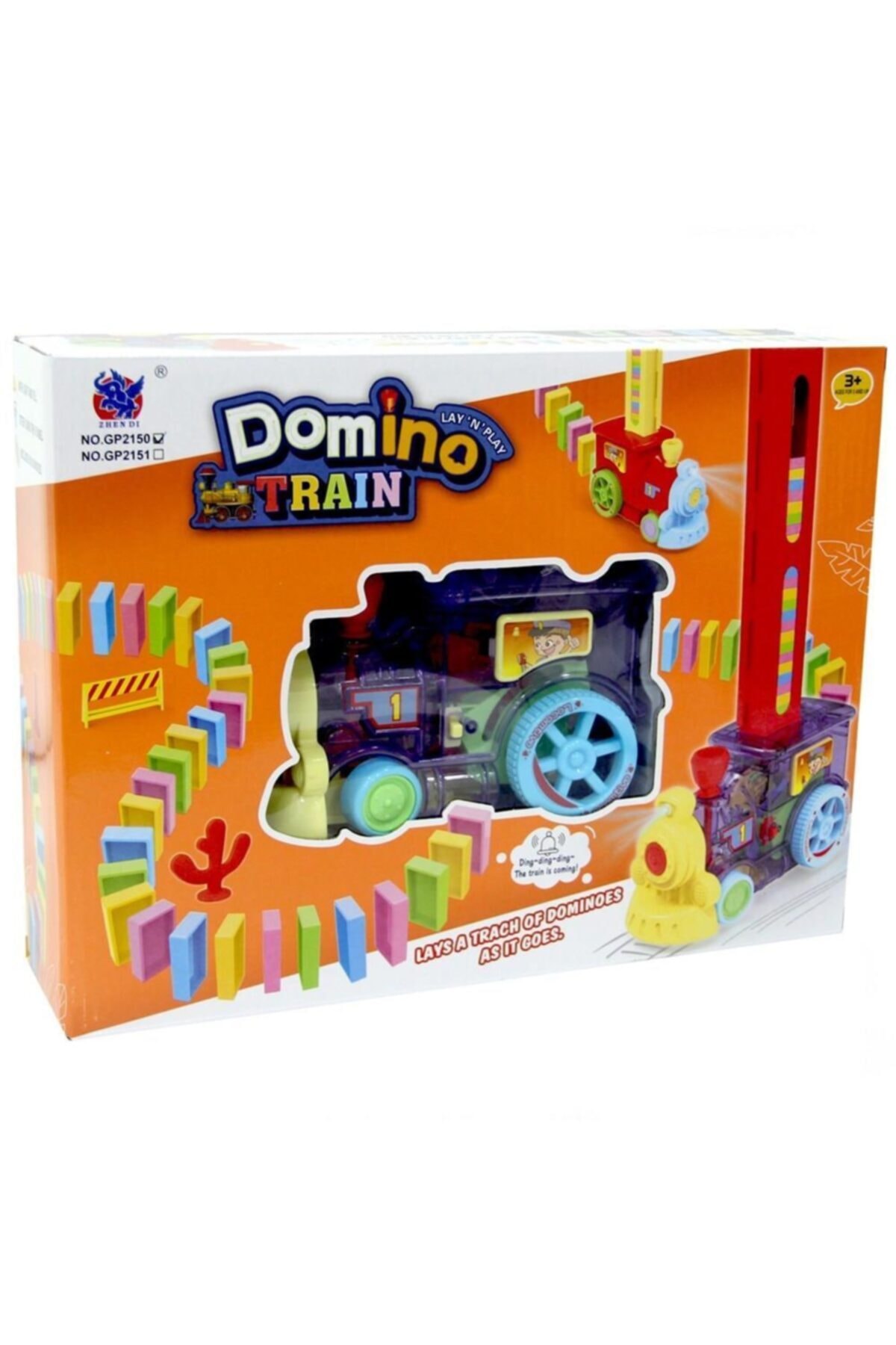 CAN OYUNCAK Pilli Domino Taşı Yerleştiren Tren