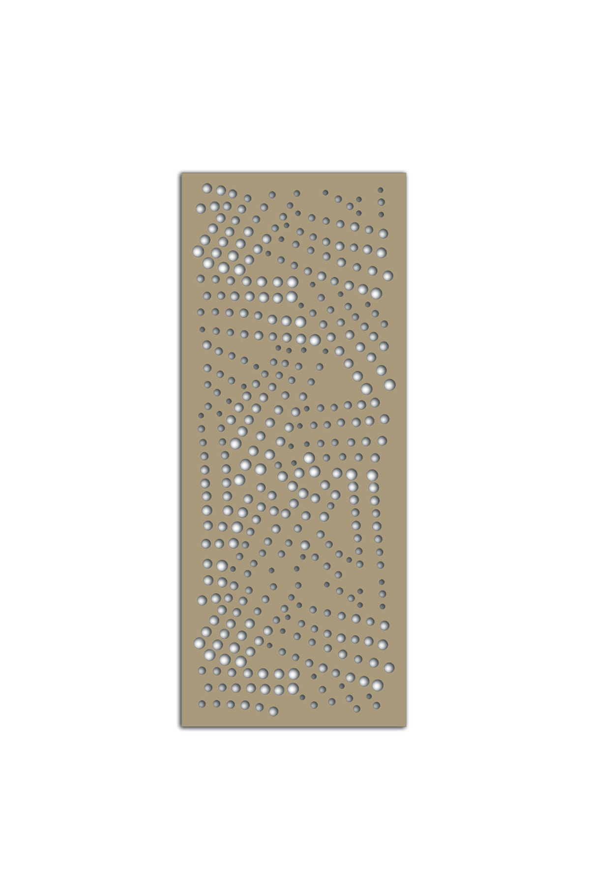 Liar Dekor Liar Ahşap Seperatör (Paravan) - KSP-58 - (18 mm) - (100 cm x 210 cm) - (Ham)