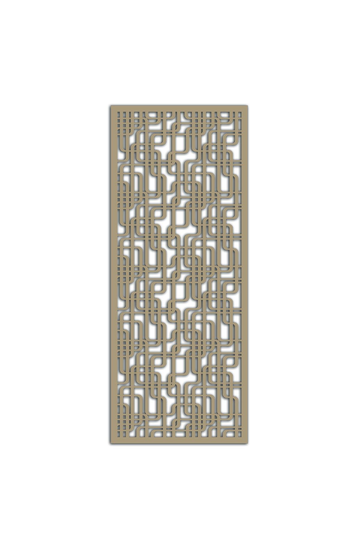 Liar Dekor Liar Ahşap Seperatör (Paravan) - KSP-56 - (10 mm) - (60 cm x 160 cm) - (Ham)